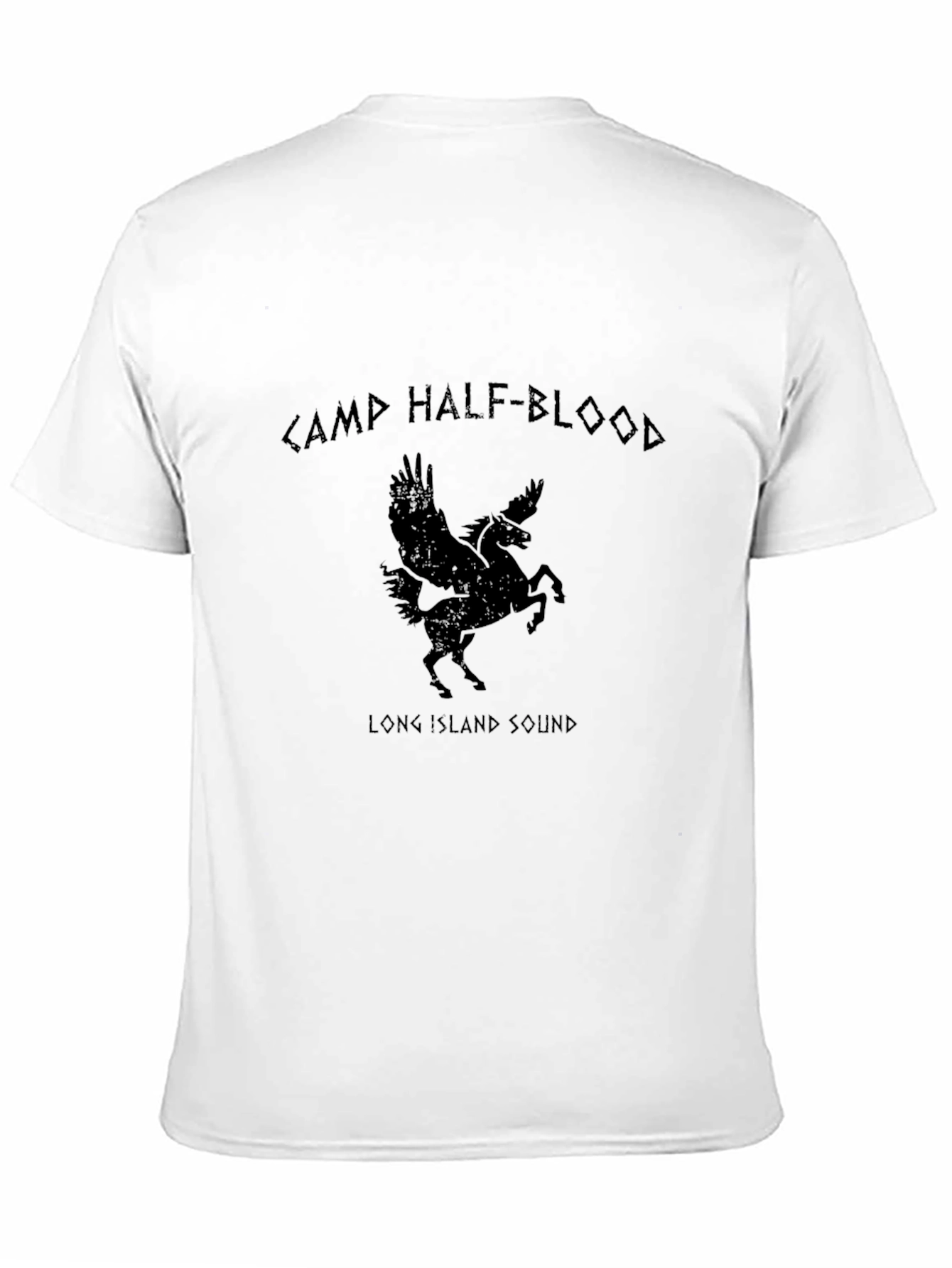 Camp Half-Blood Pegasus Black T-Shirt