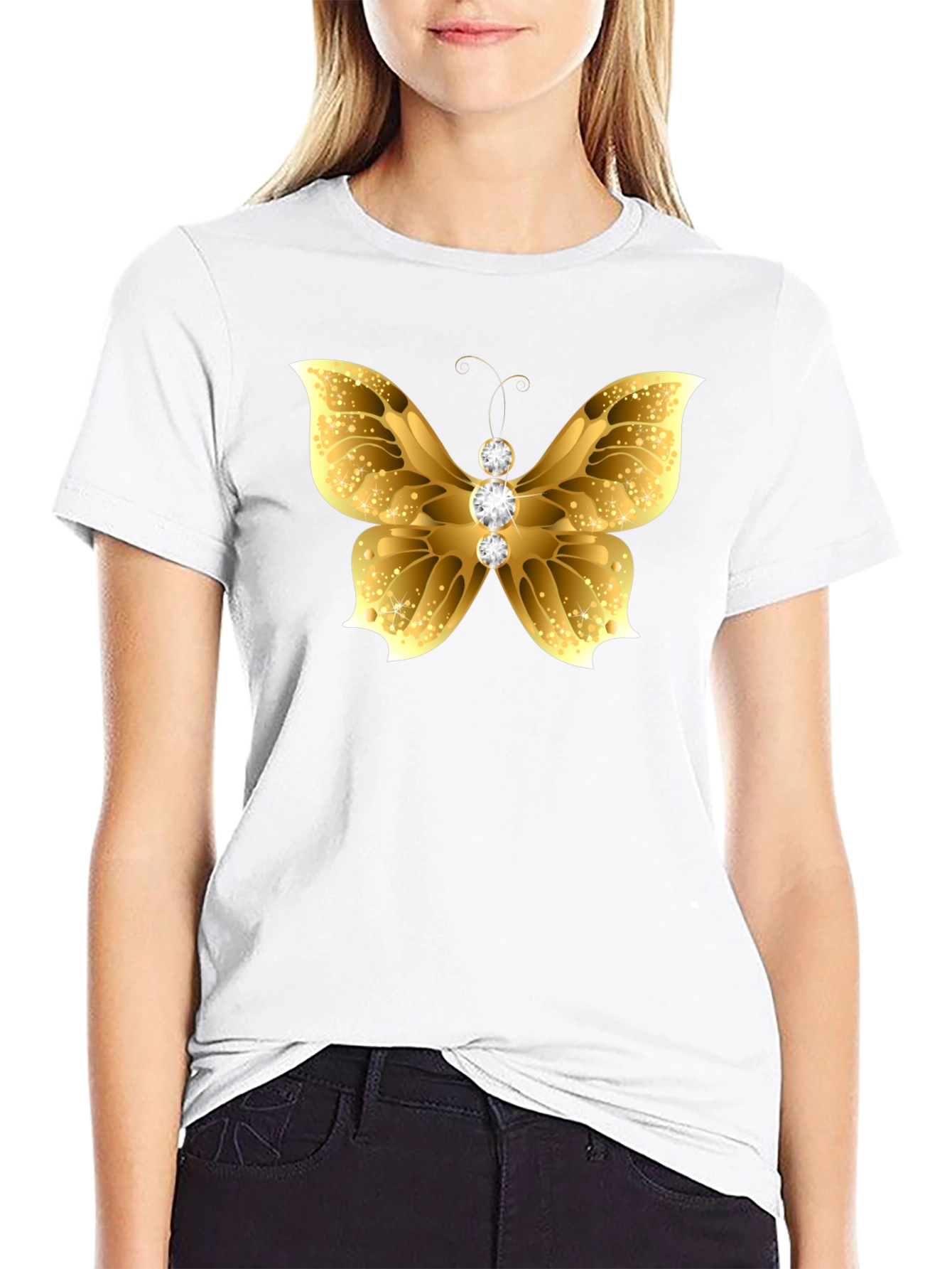 Golden Butterfly Tee