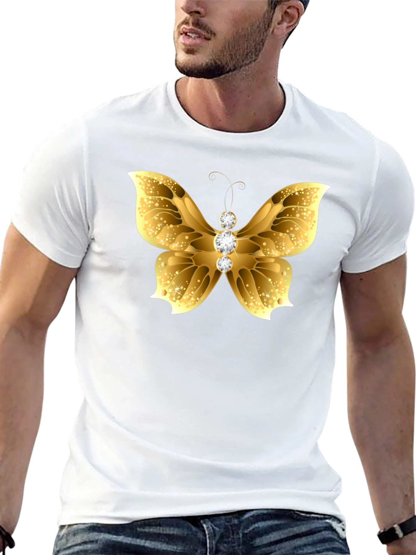Golden Butterfly Tee