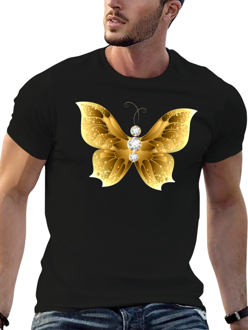 Golden Butterfly Tee