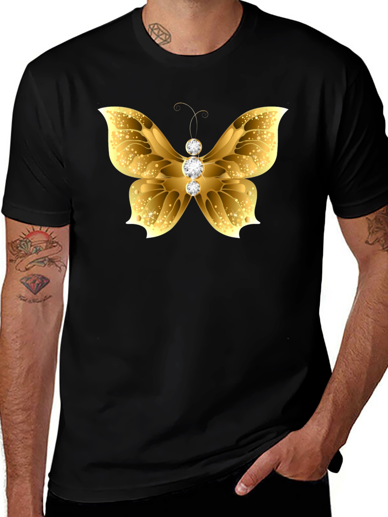 Golden Butterfly Tee