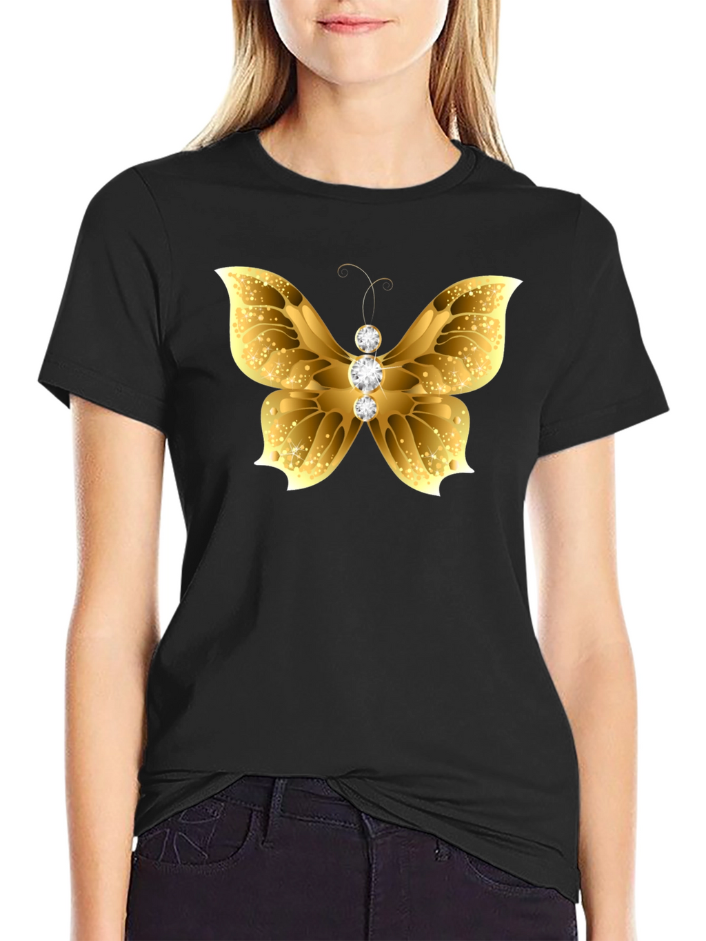 Golden Butterfly Tee