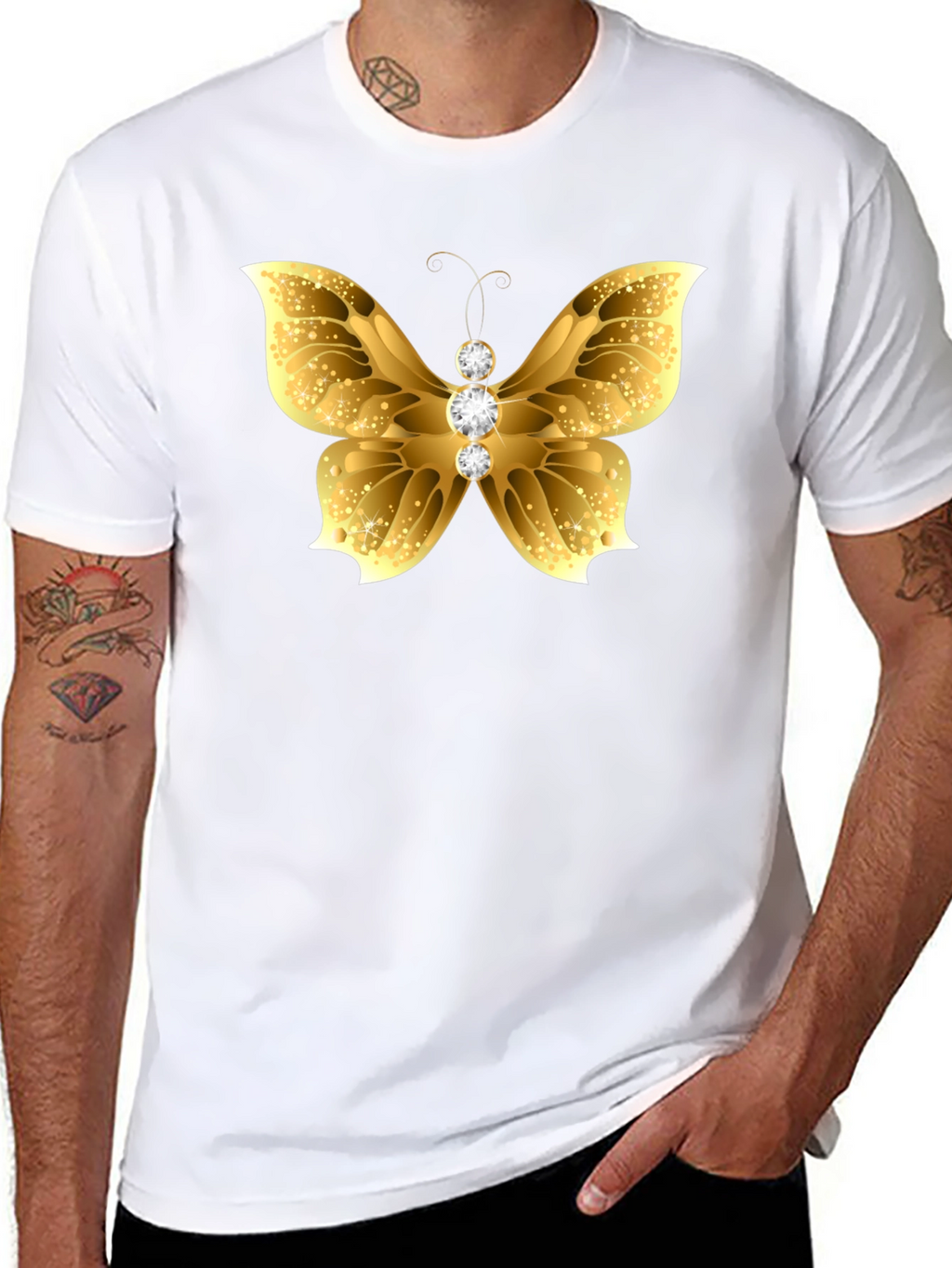 Golden Butterfly Tee