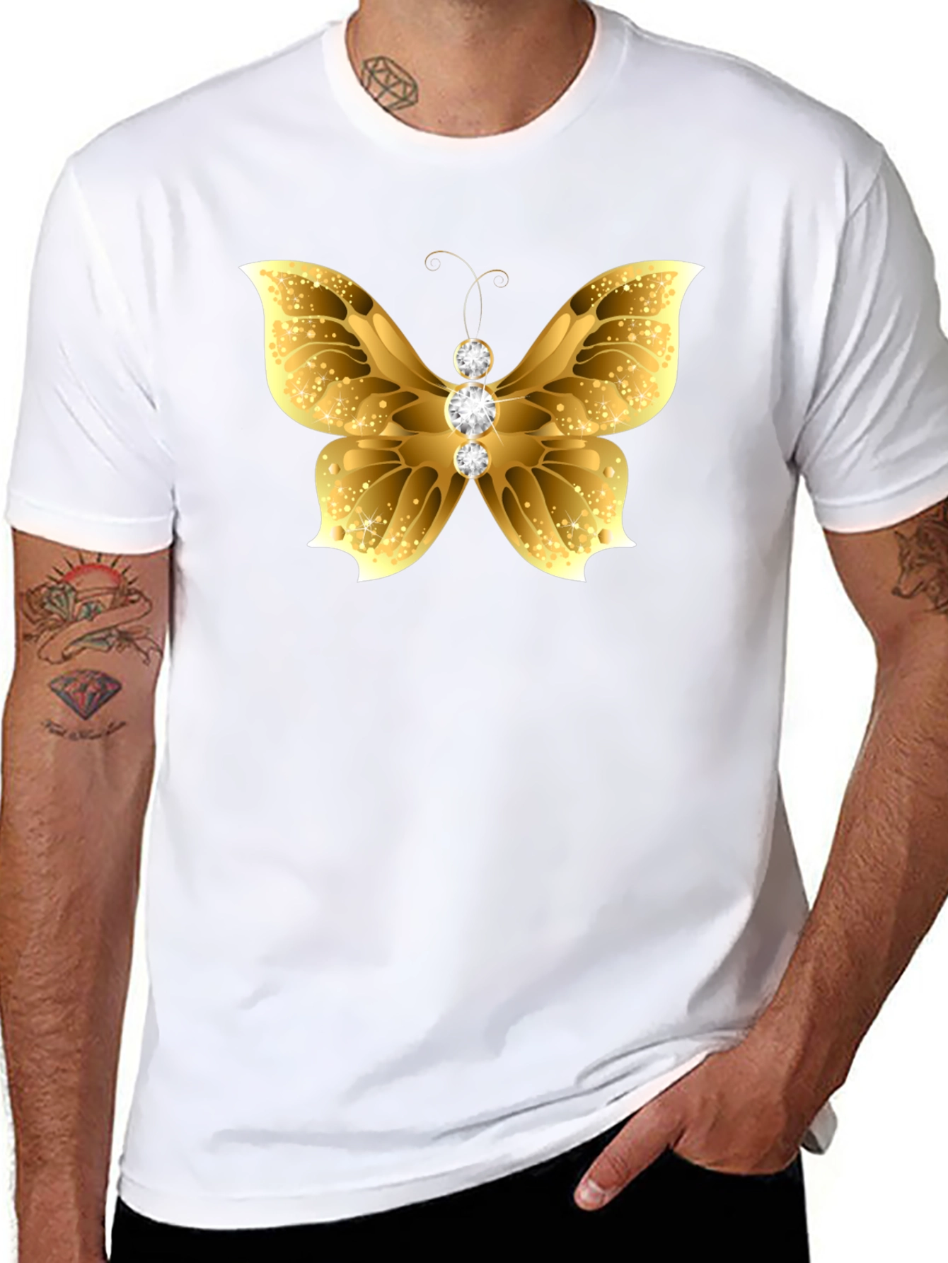 Golden Butterfly Tee