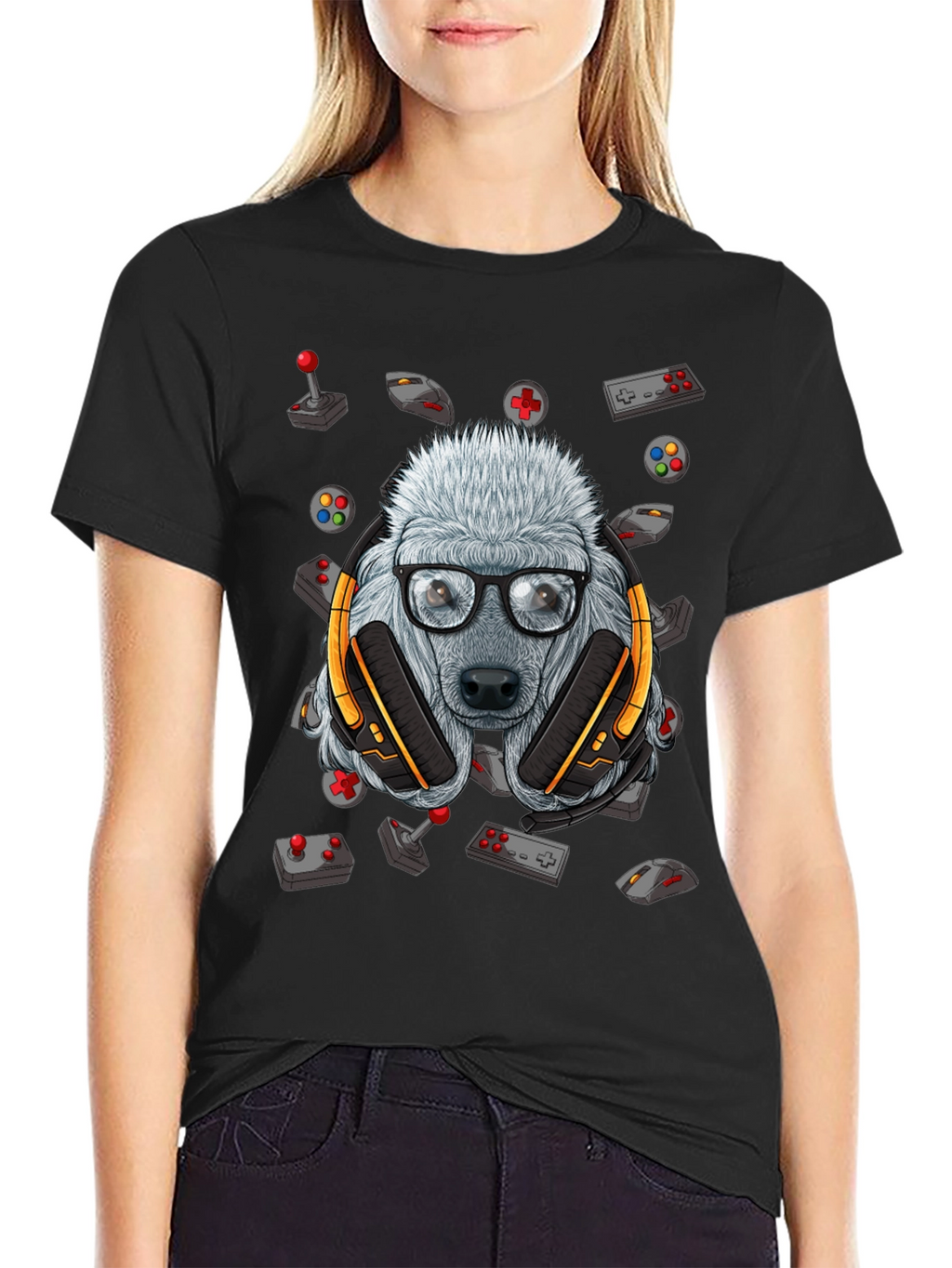 Gamer Poodle T-Shirt