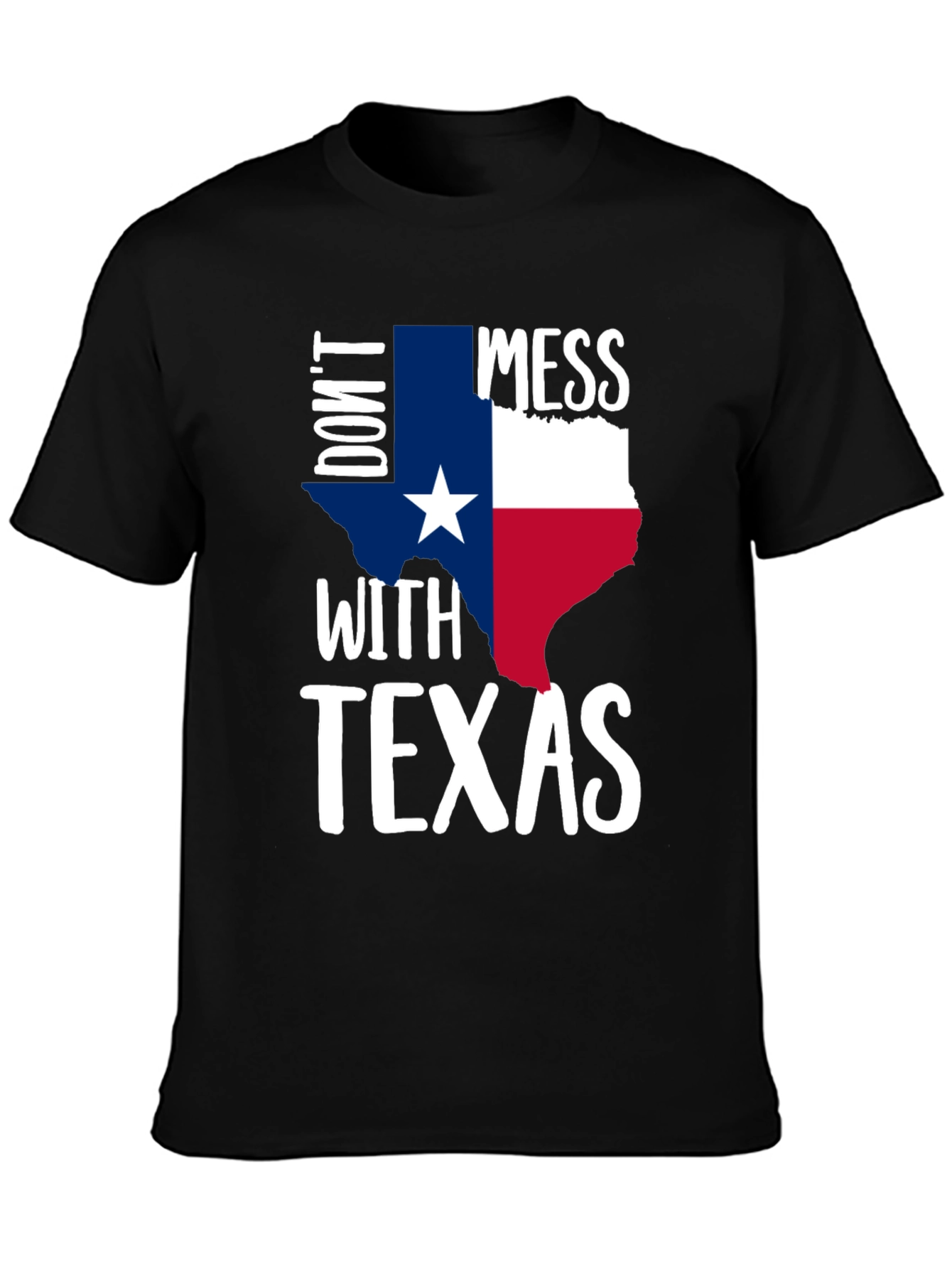 Dont Mess with Texas Graphic Tee - Black