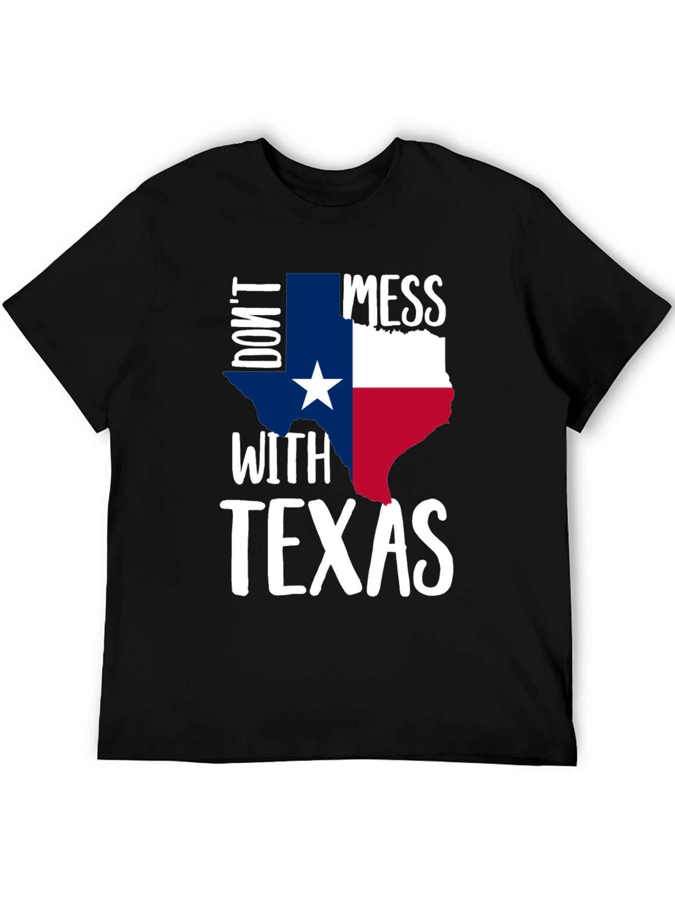 Dont Mess with Texas Graphic Tee - Black