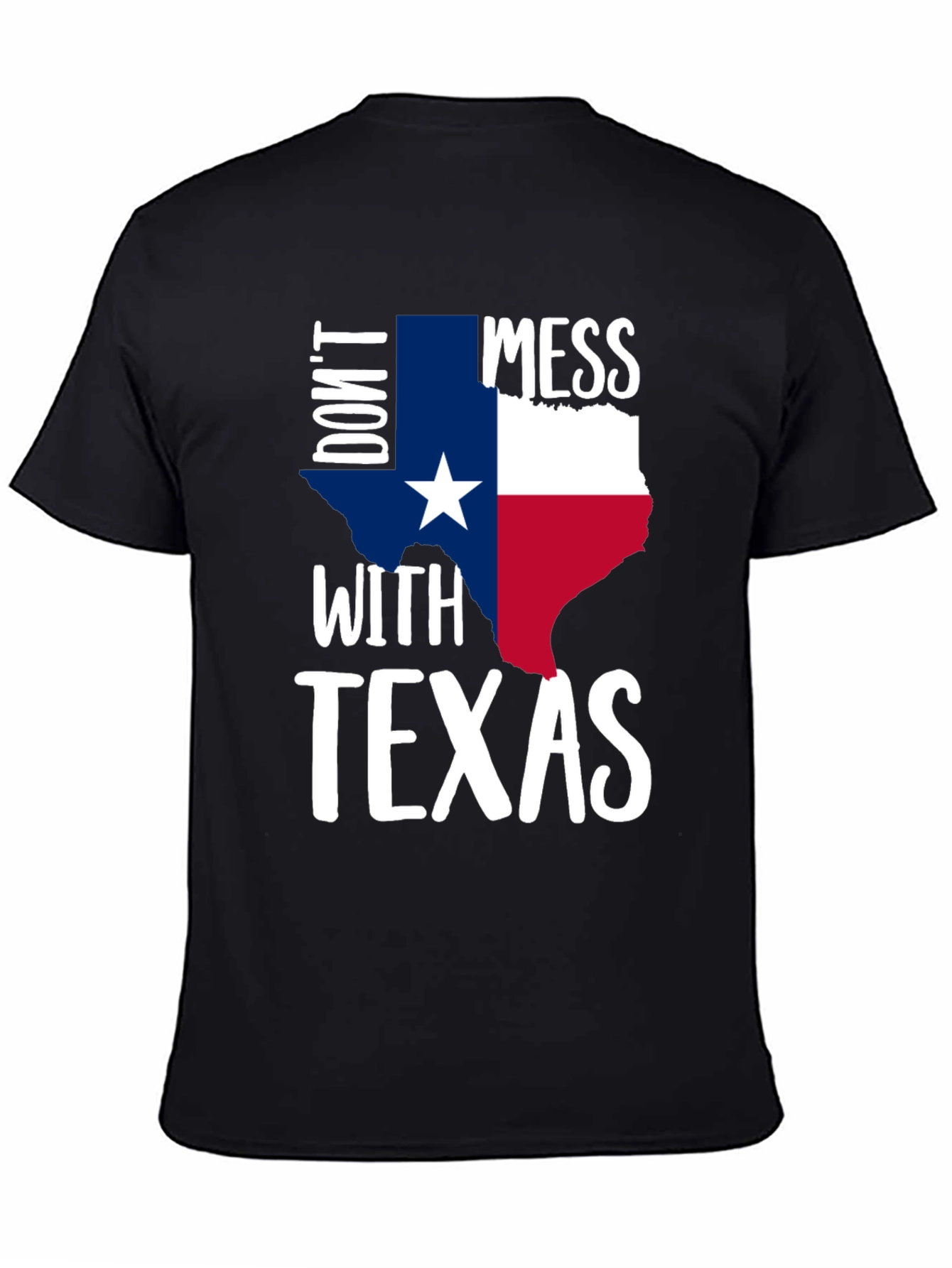 Dont Mess with Texas Graphic Tee - Black