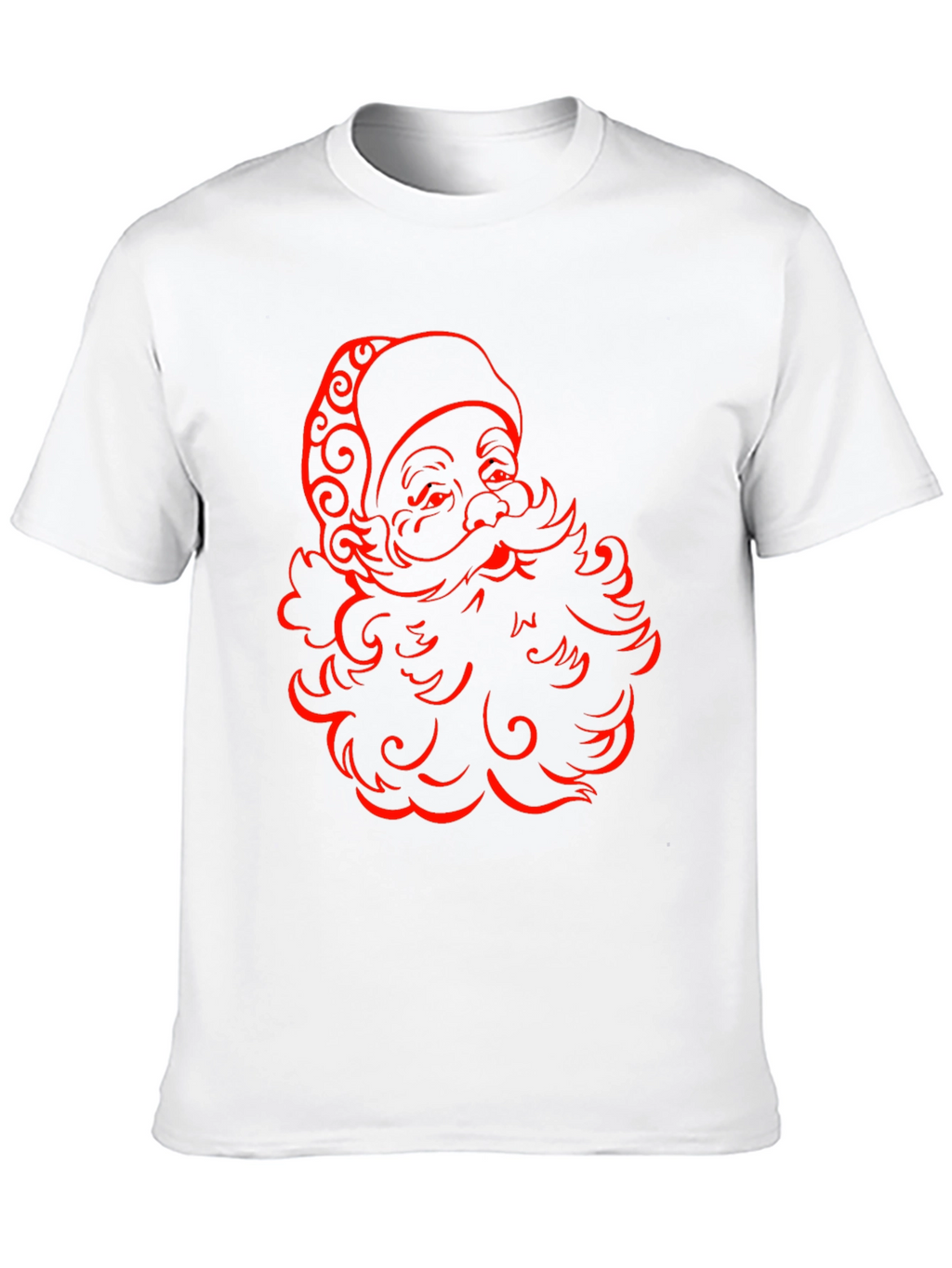 Festive Santa Graphic Tee