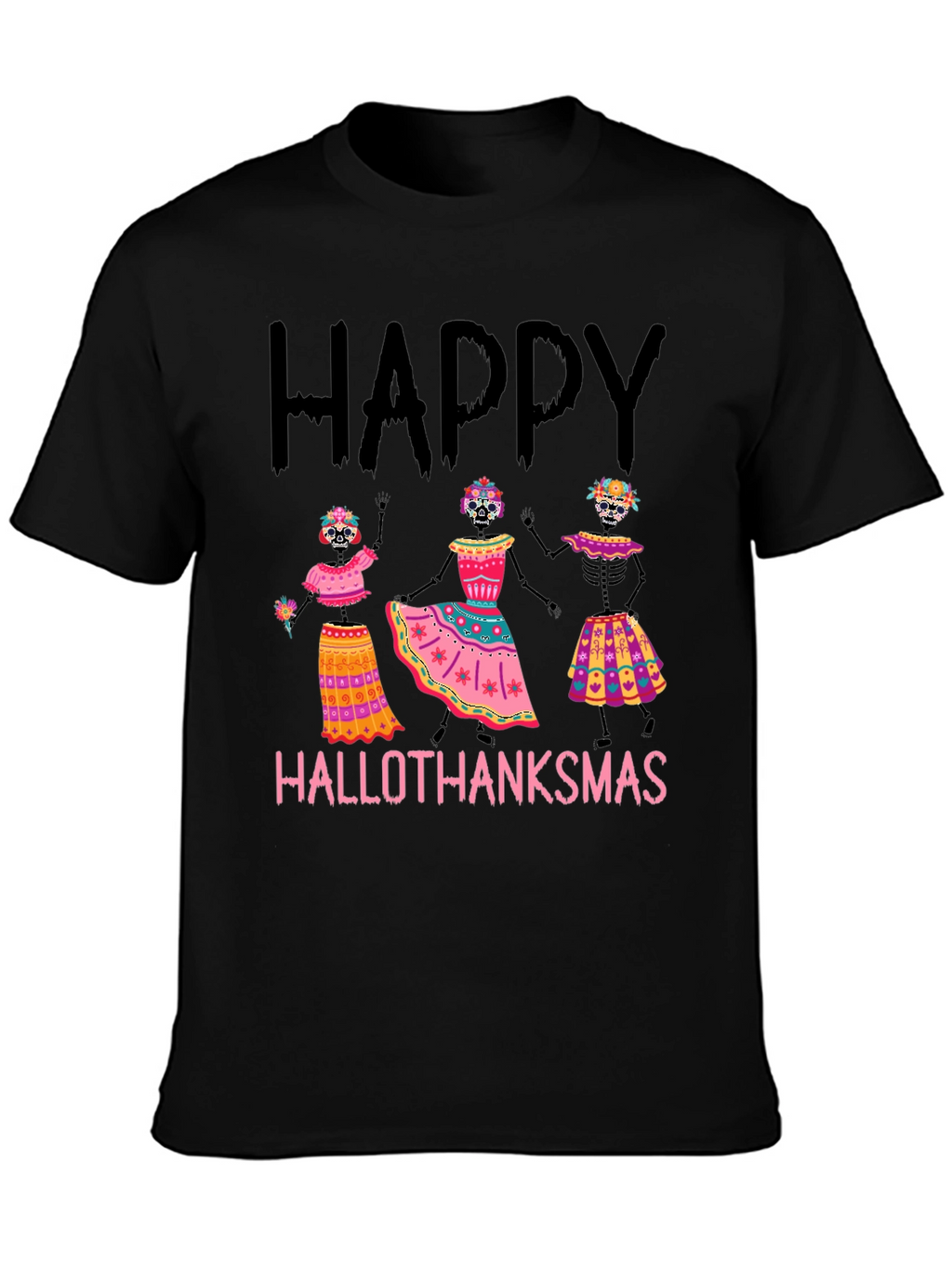 Hallothanksmas Skeleton T-Shirt
