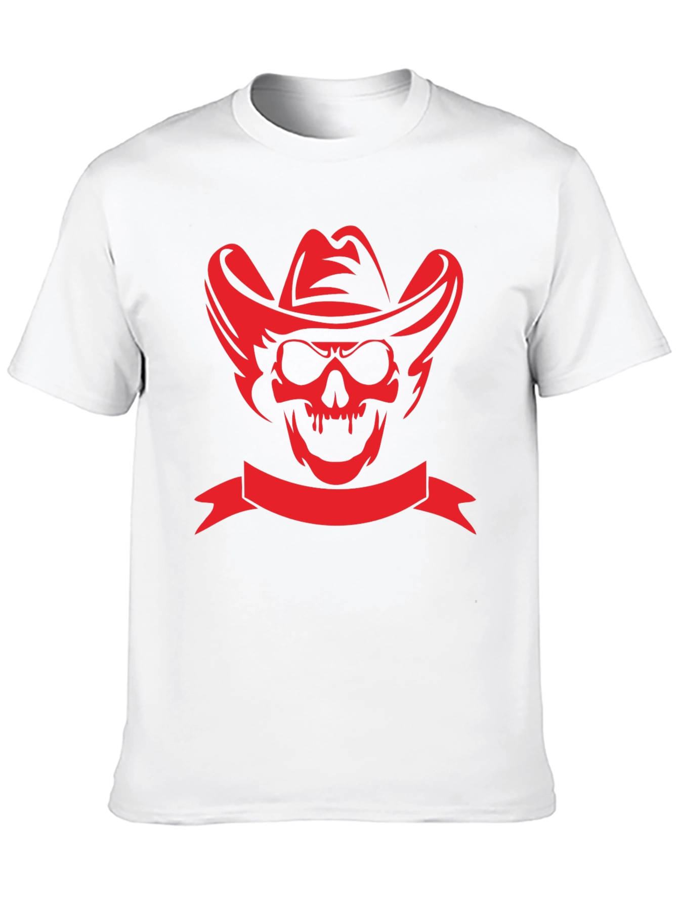 Cowboy Skull Black T-Shirt