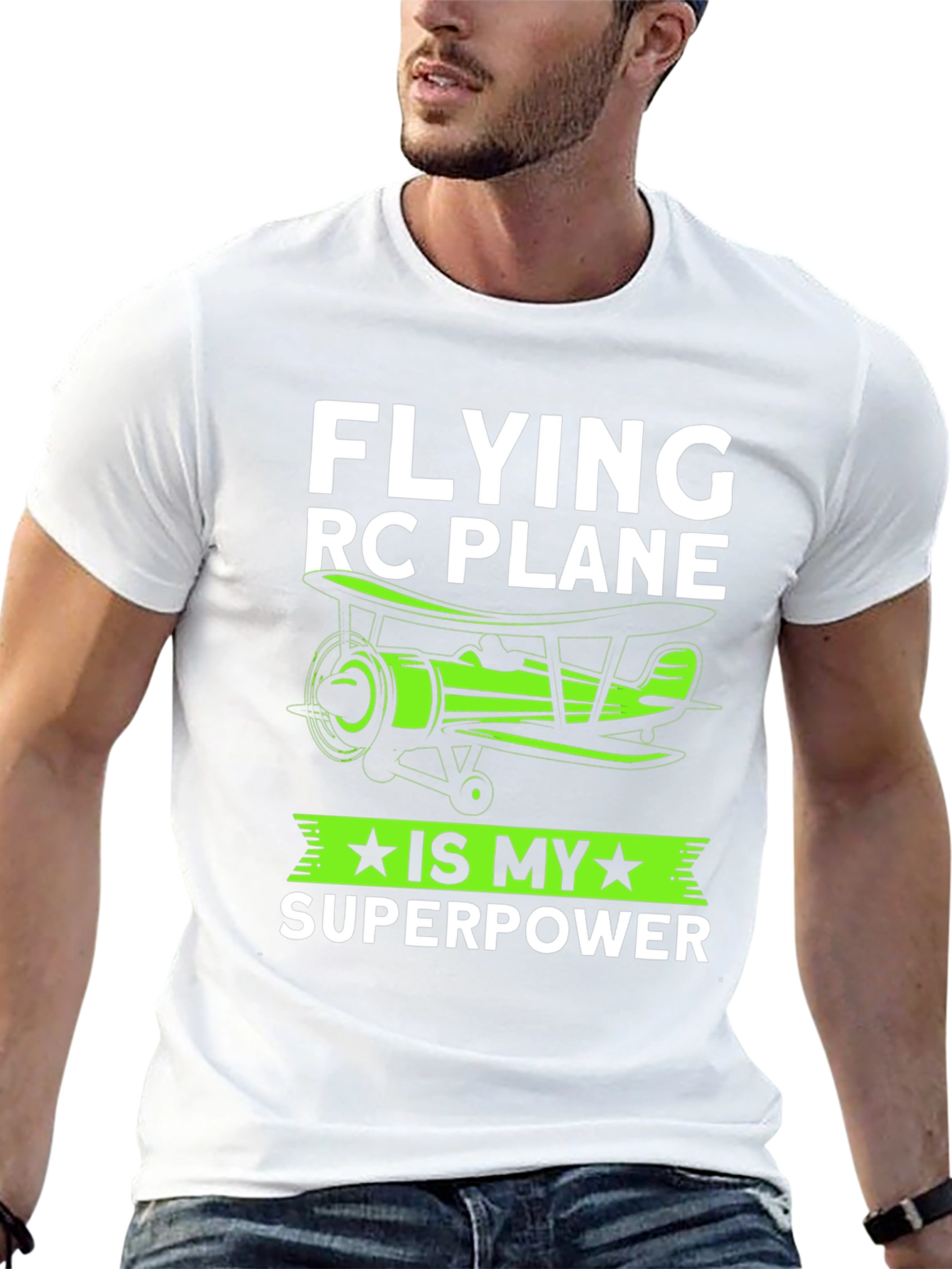 Flying RC Plane Superpower T-Shirt
