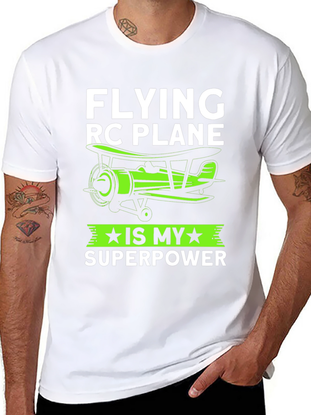 Flying RC Plane Superpower T-Shirt
