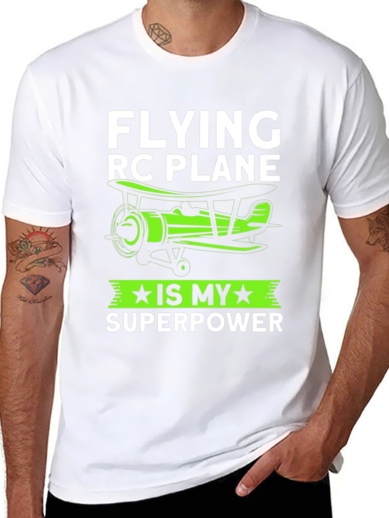 Flying RC Plane Superpower T-Shirt