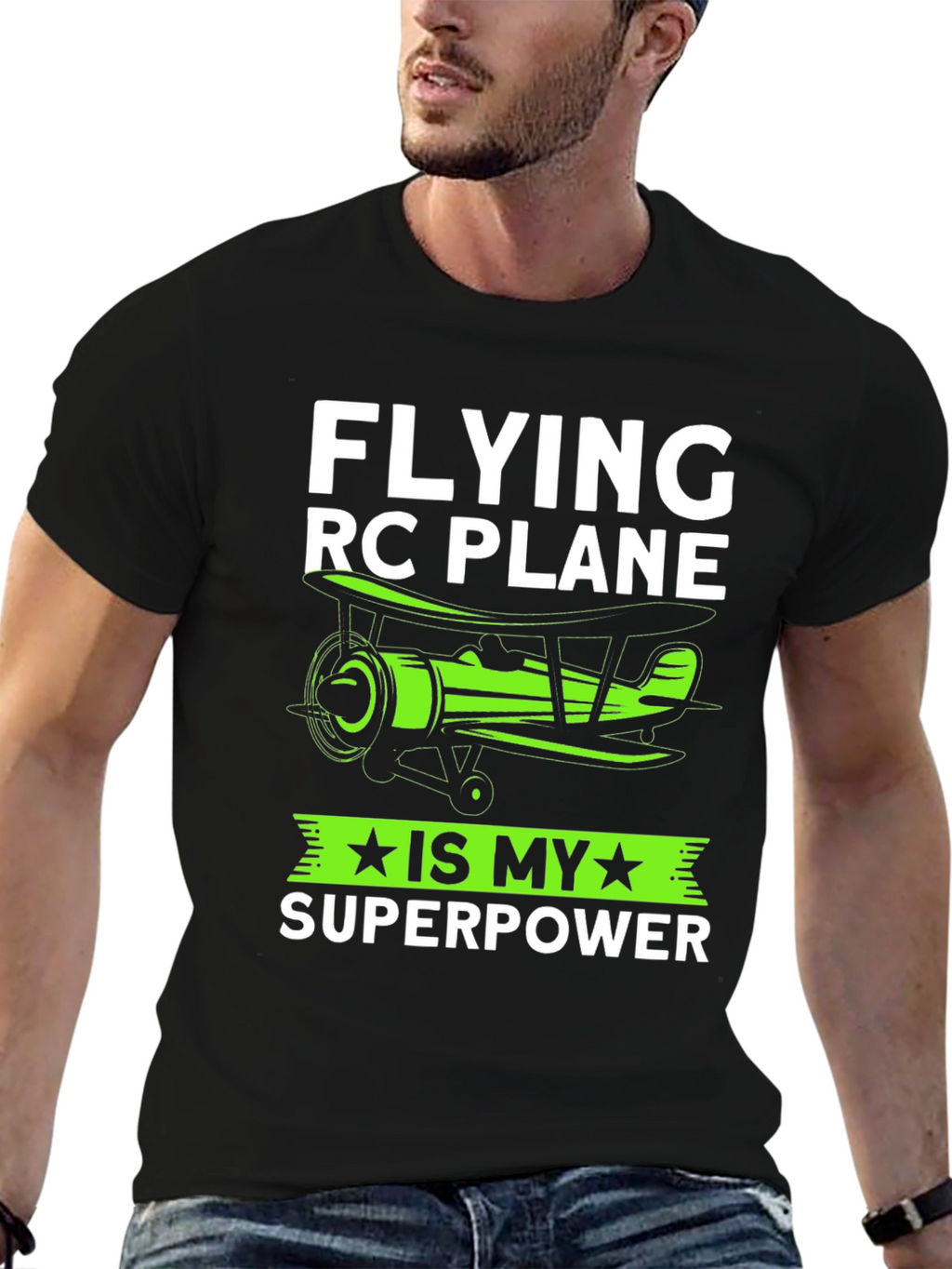Flying RC Plane Superpower T-Shirt