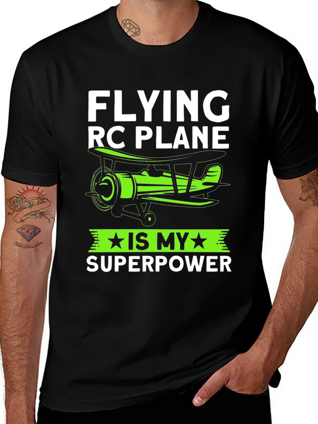 Flying RC Plane Superpower T-Shirt
