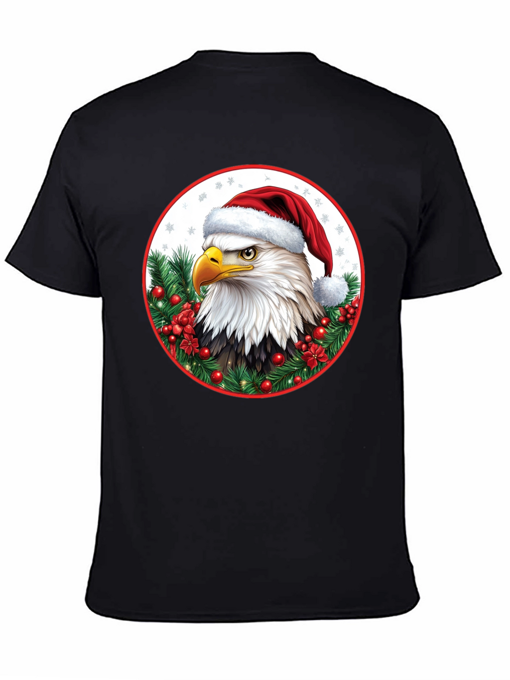Festive Eagle Holiday T-Shirt