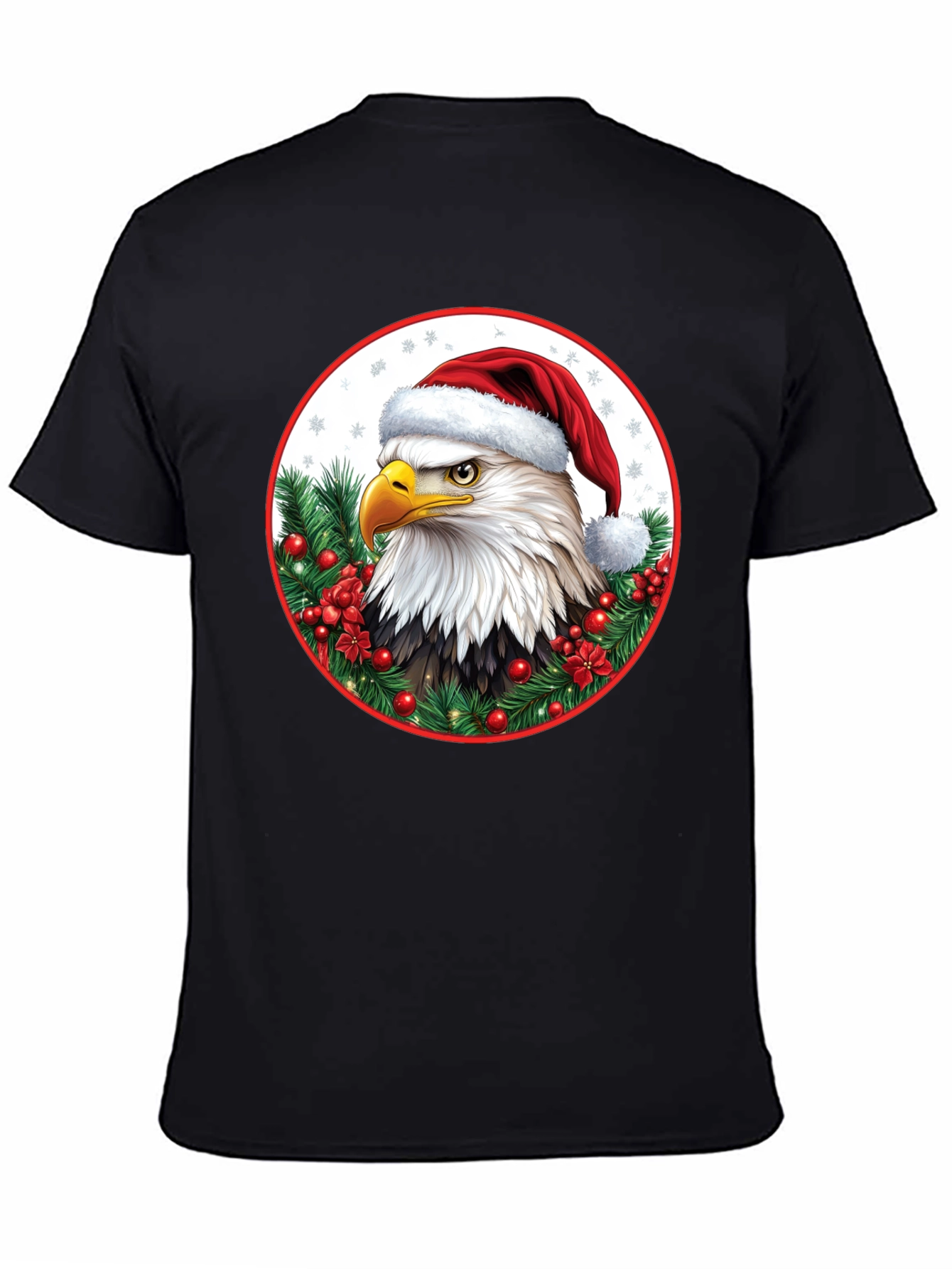 Festive Eagle Holiday T-Shirt