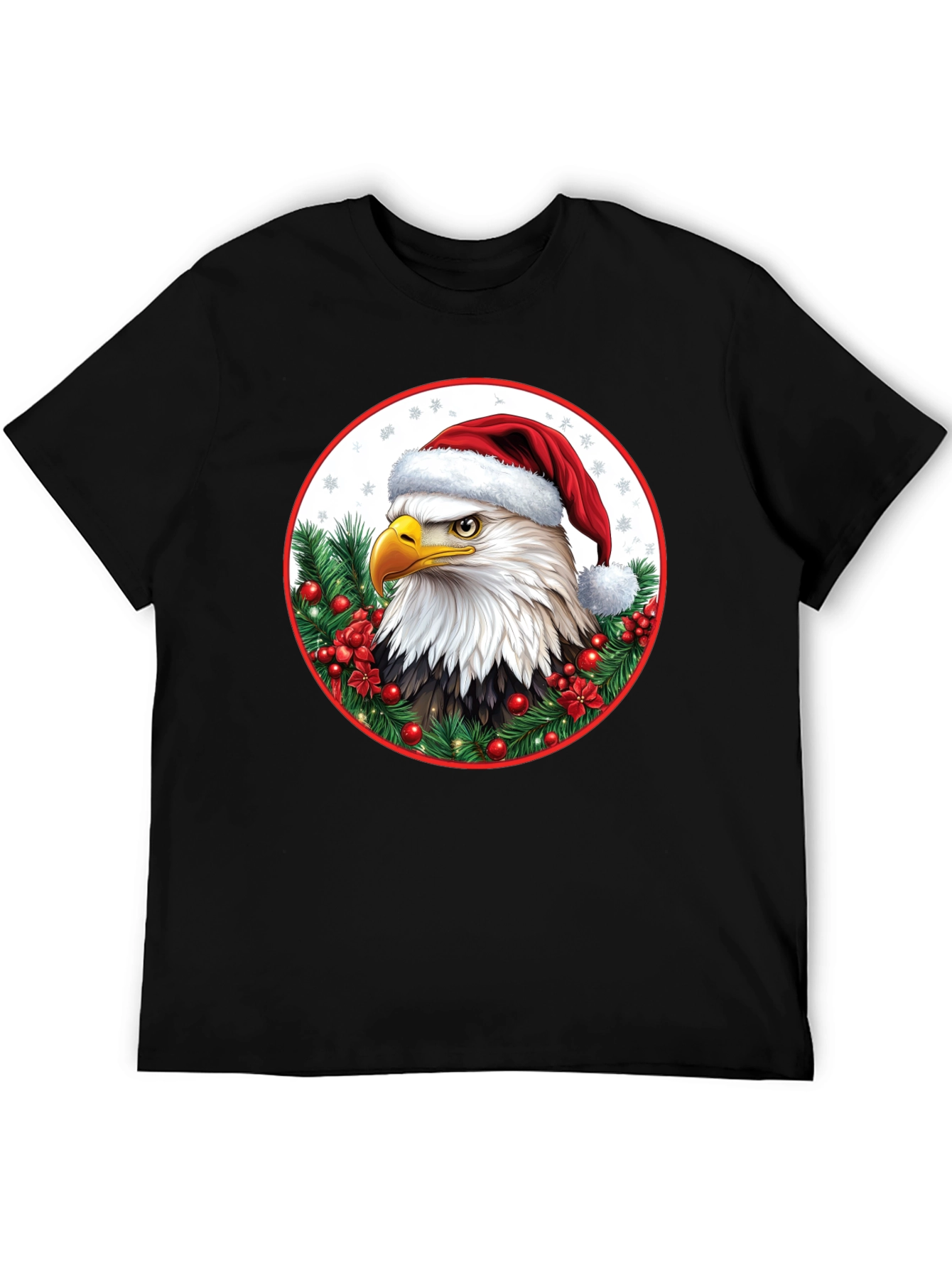 Festive Eagle Holiday T-Shirt