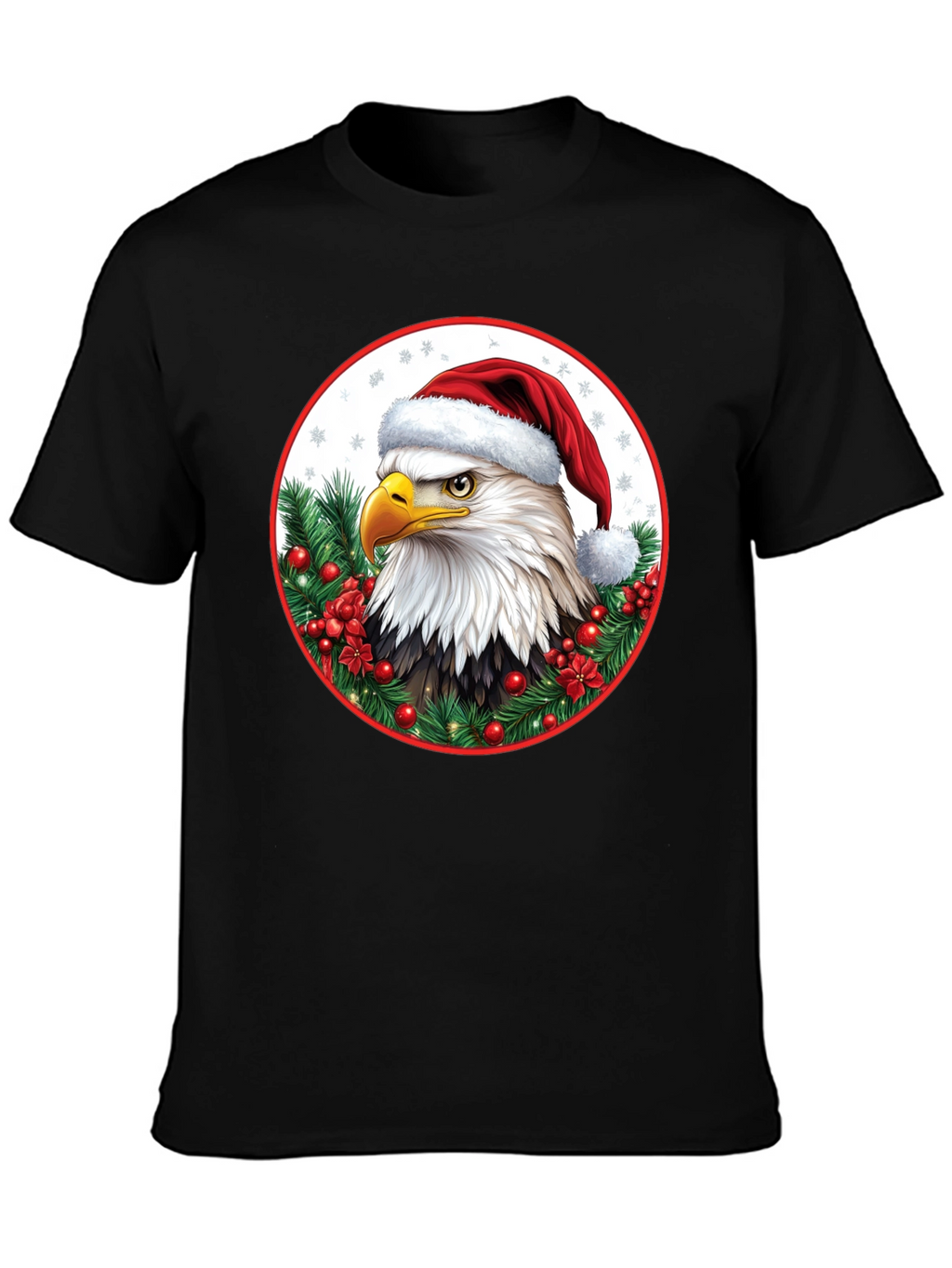 Festive Eagle Holiday T-Shirt