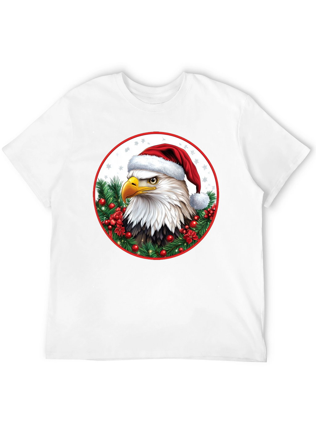 Festive Eagle Holiday T-Shirt
