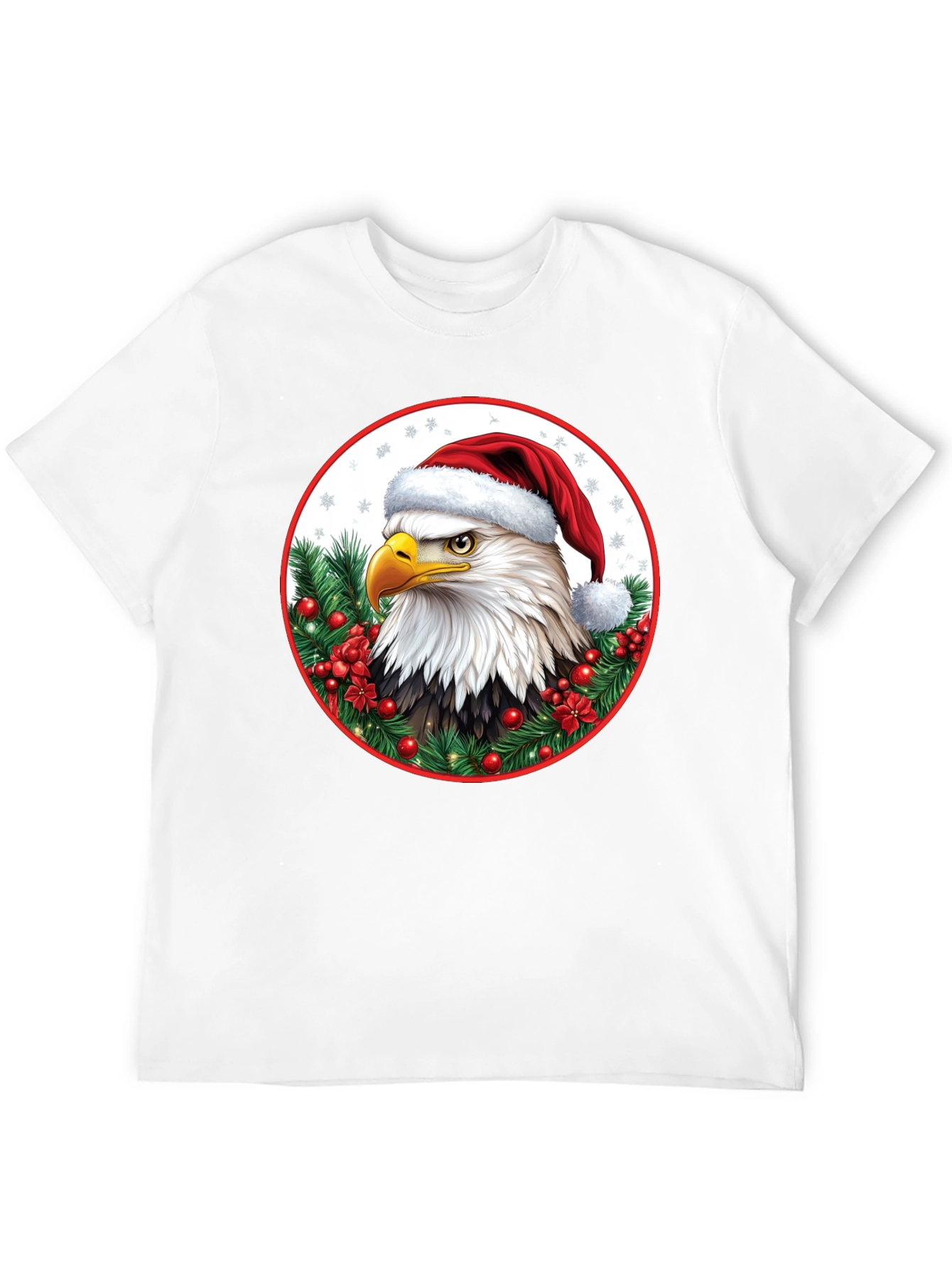 Festive Eagle Holiday T-Shirt