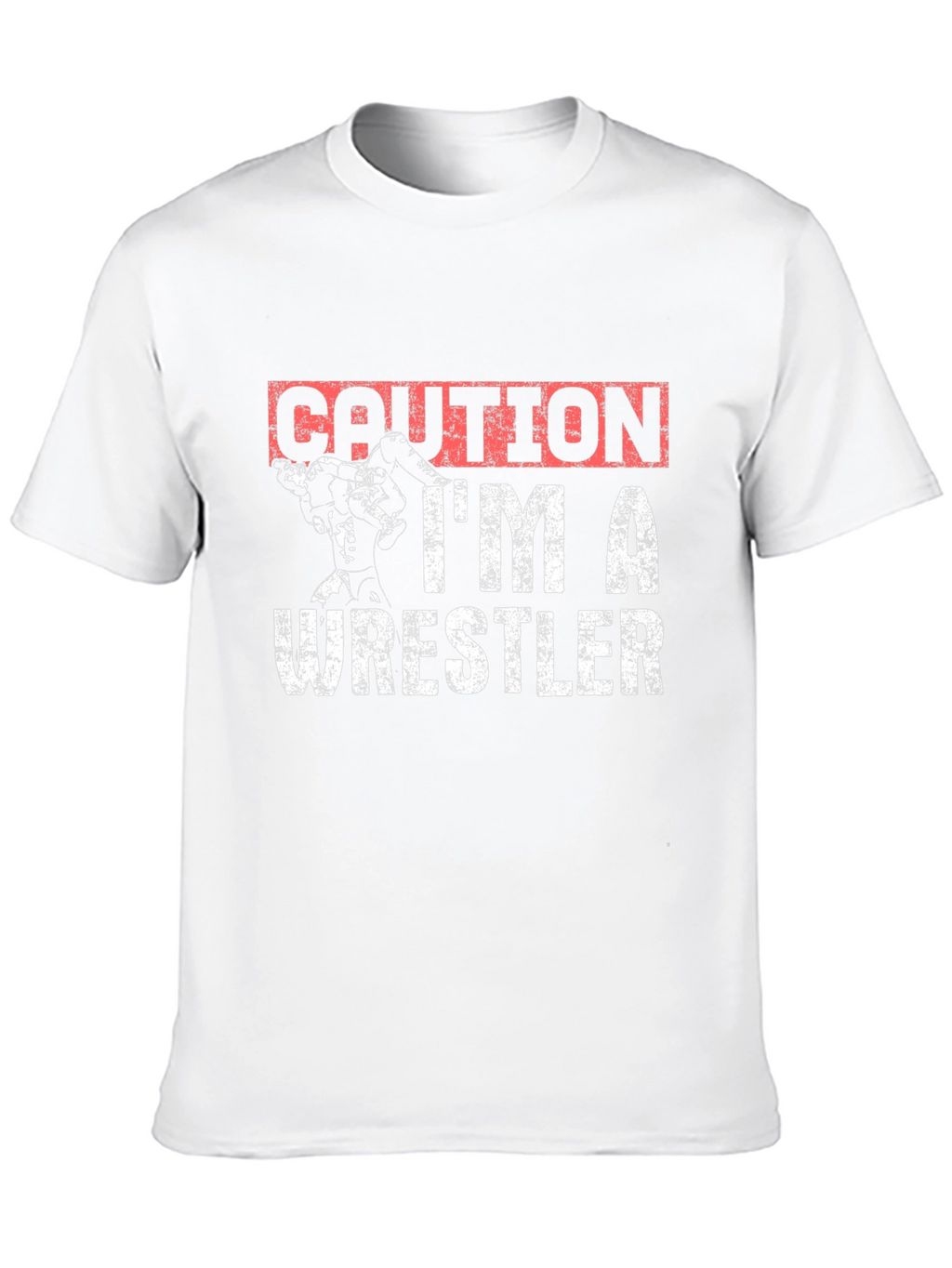 Caution Im A Wrestler Graphic T-Shirt