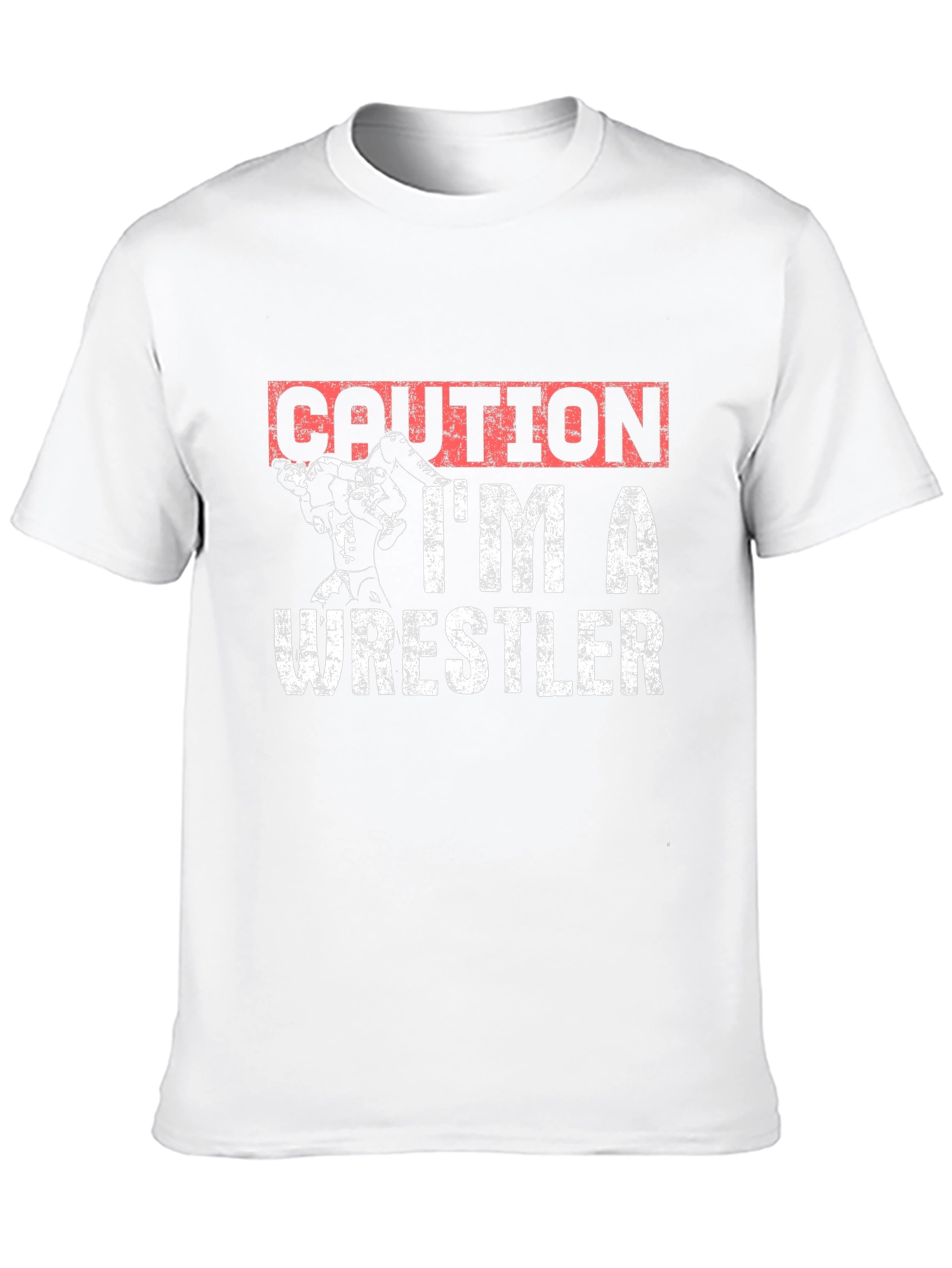 Caution Im A Wrestler Graphic T-Shirt