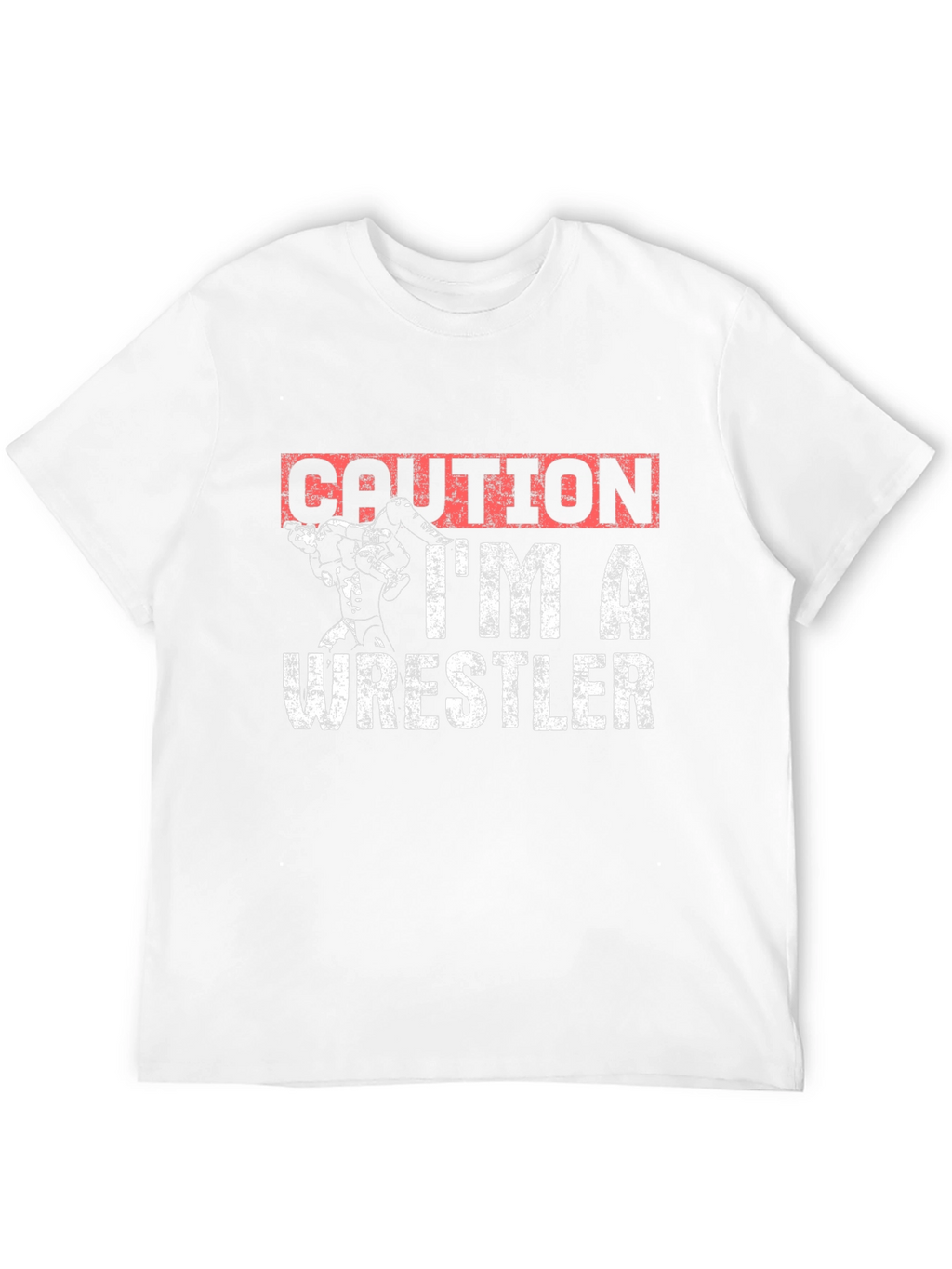 Caution Im A Wrestler Graphic T-Shirt