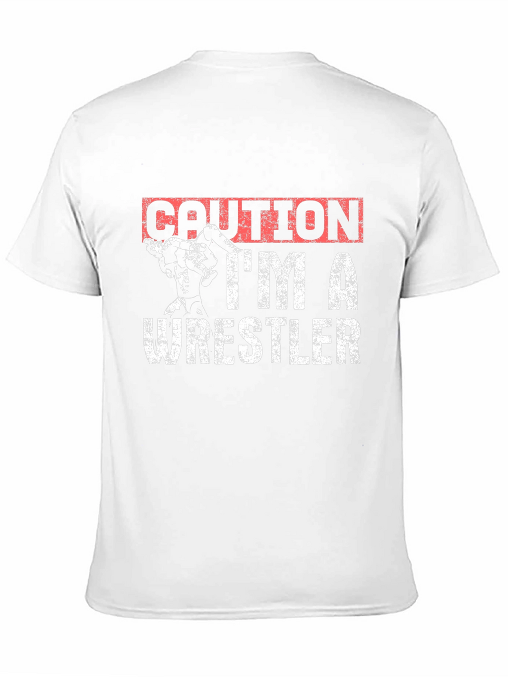 Caution Im A Wrestler Graphic T-Shirt