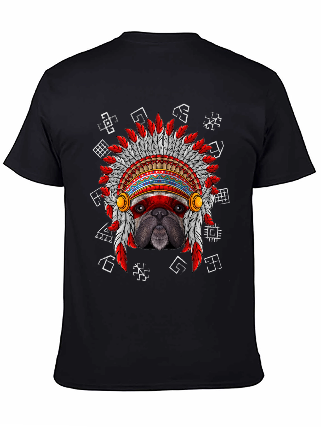 Bulldog Chief Headdress T-Shirt
