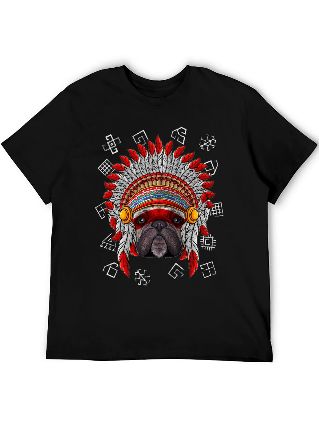 Bulldog Chief Headdress T-Shirt