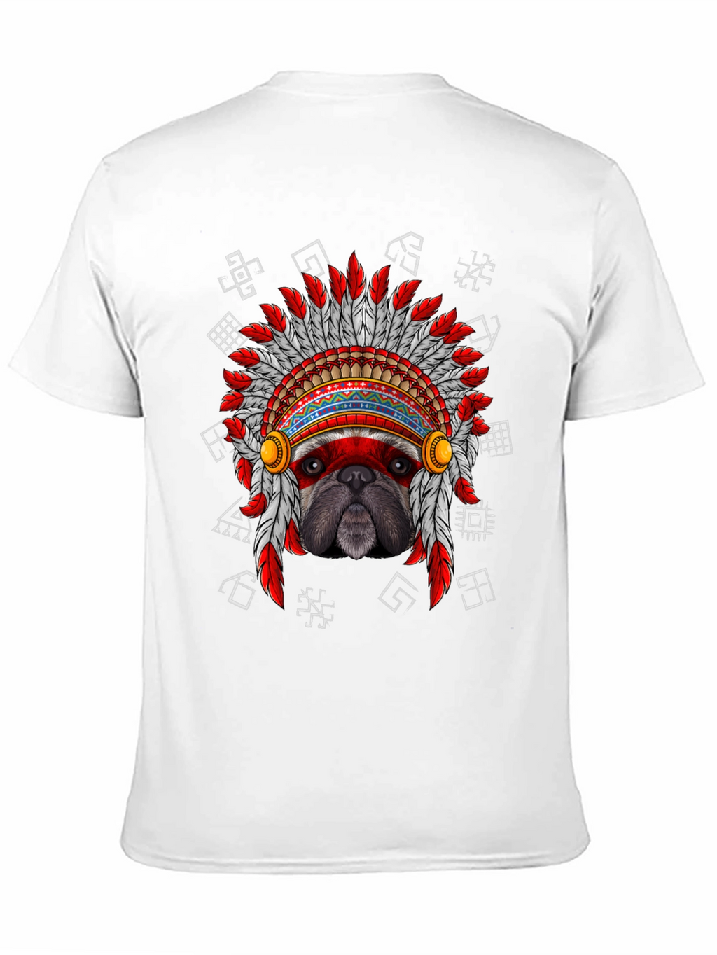 Bulldog Chief Headdress T-Shirt