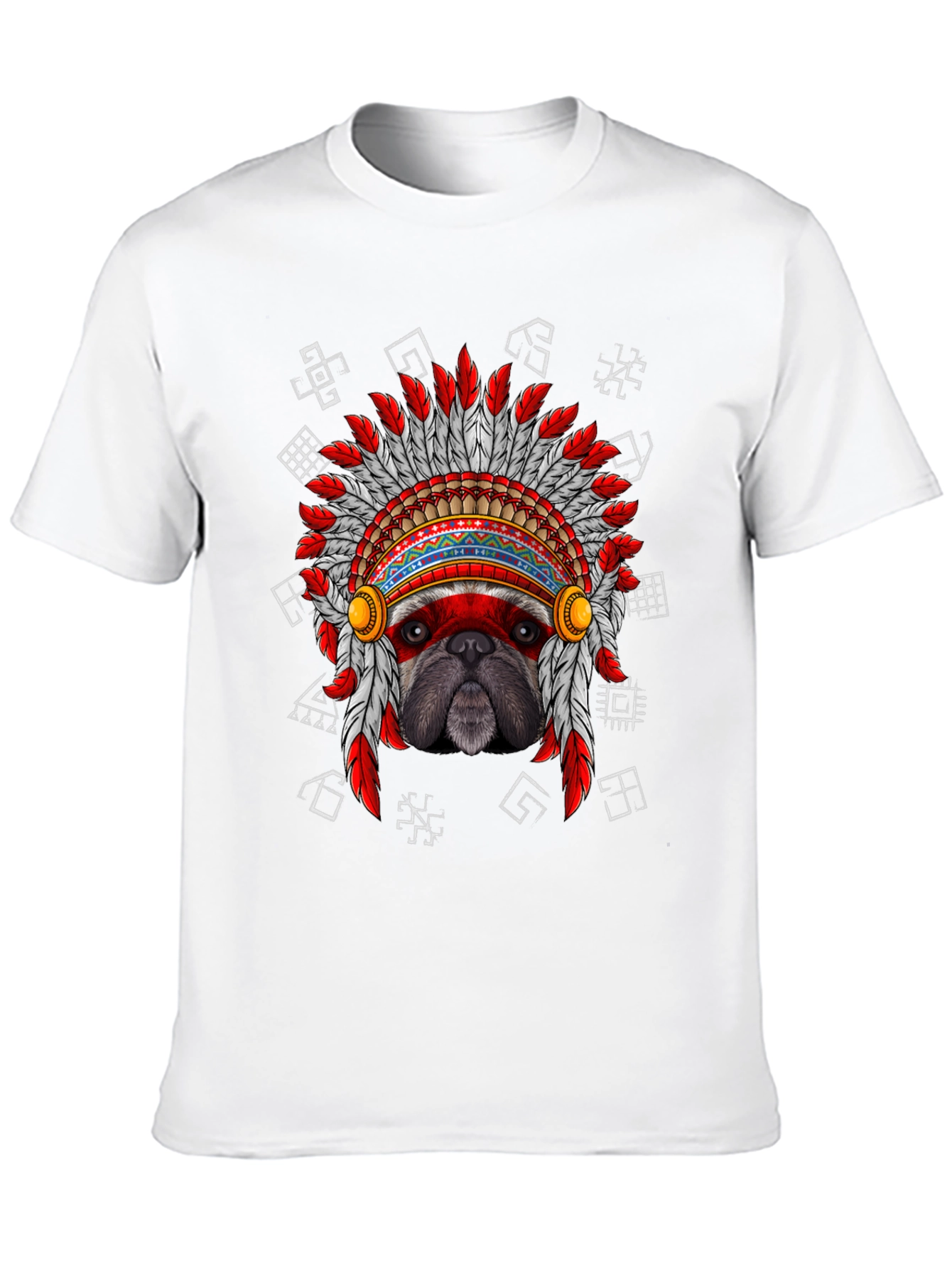 Bulldog Chief Headdress T-Shirt