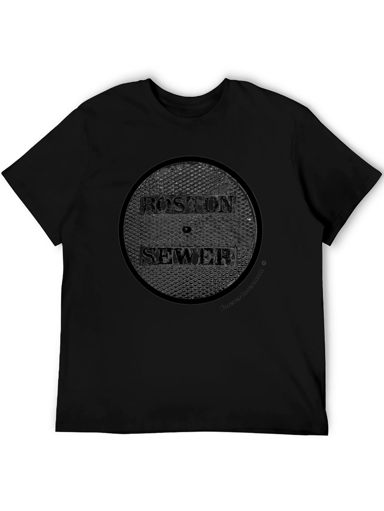 Boston Sewer Manhole Cover Graphic T-Shirt