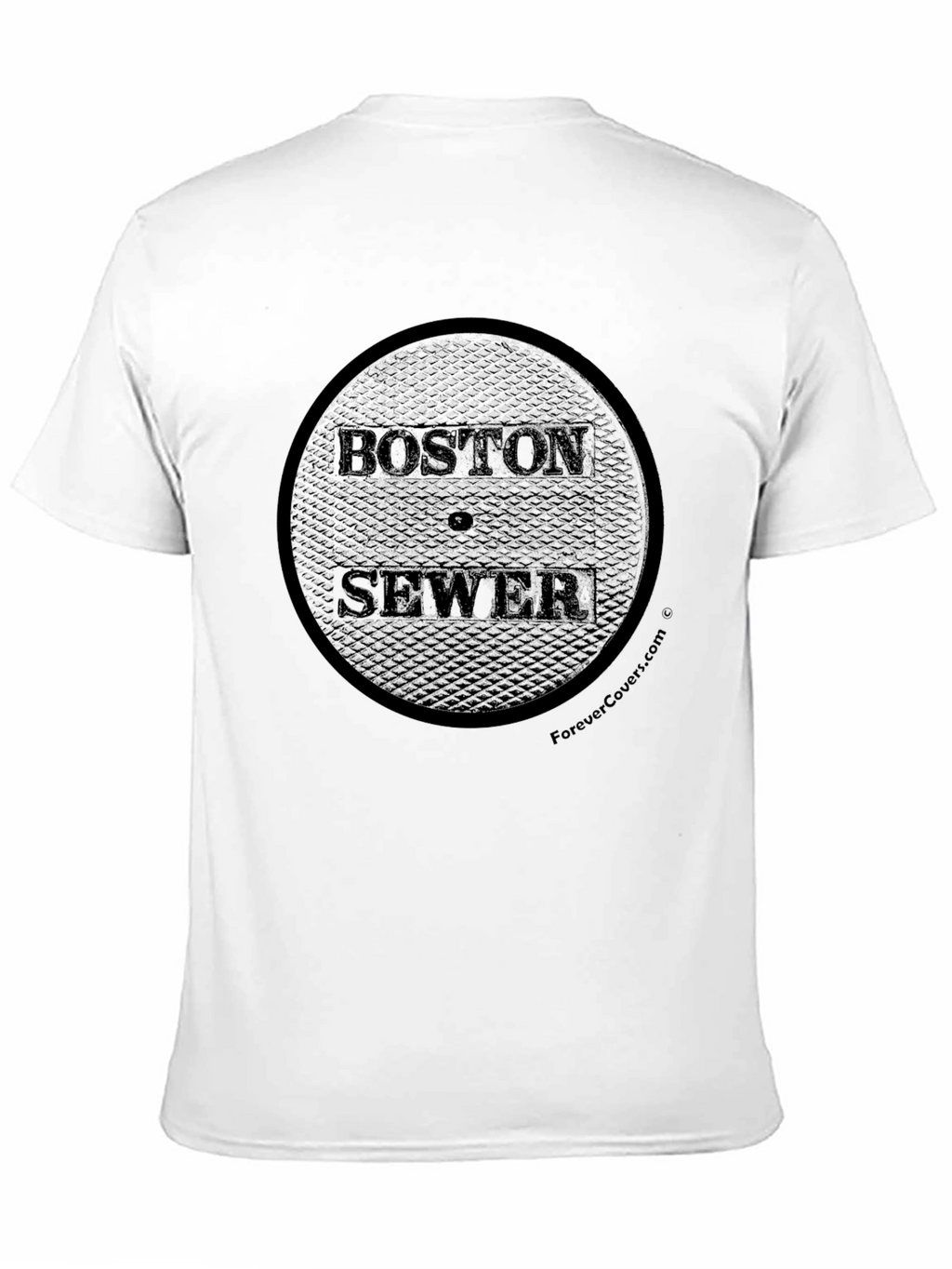 Boston Sewer Manhole Cover Graphic T-Shirt
