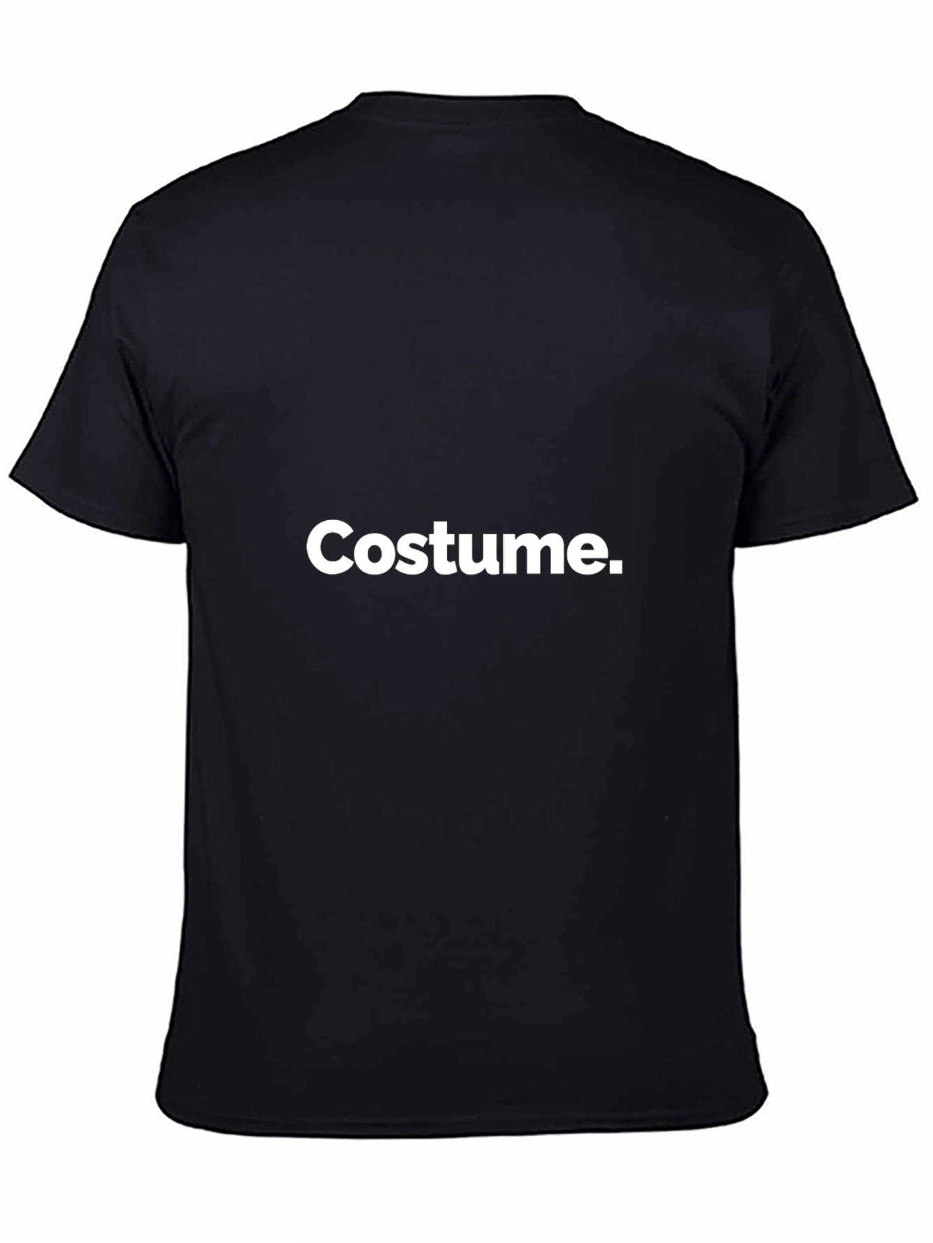 Costume T-Shirt - Black Cotton Blend Tee