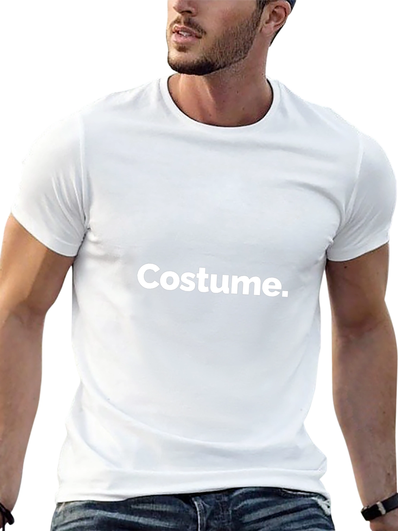Costume T-Shirt - Black Cotton Blend Tee