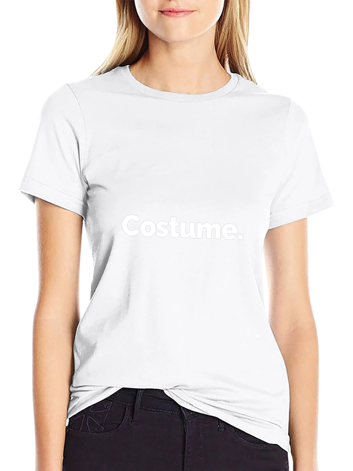 Costume T-Shirt - Black Cotton Blend Tee
