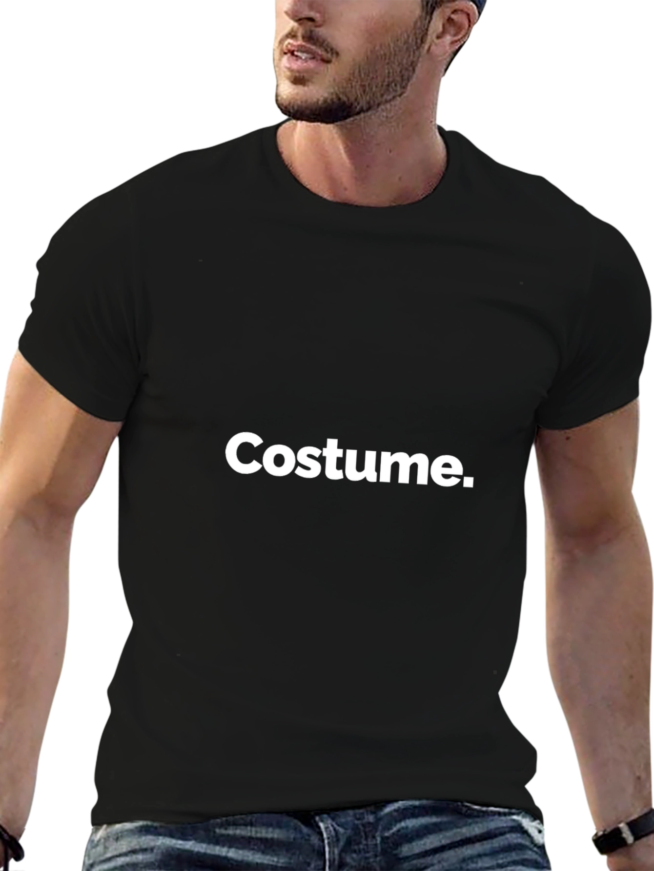 Costume T-Shirt - Black Cotton Blend Tee