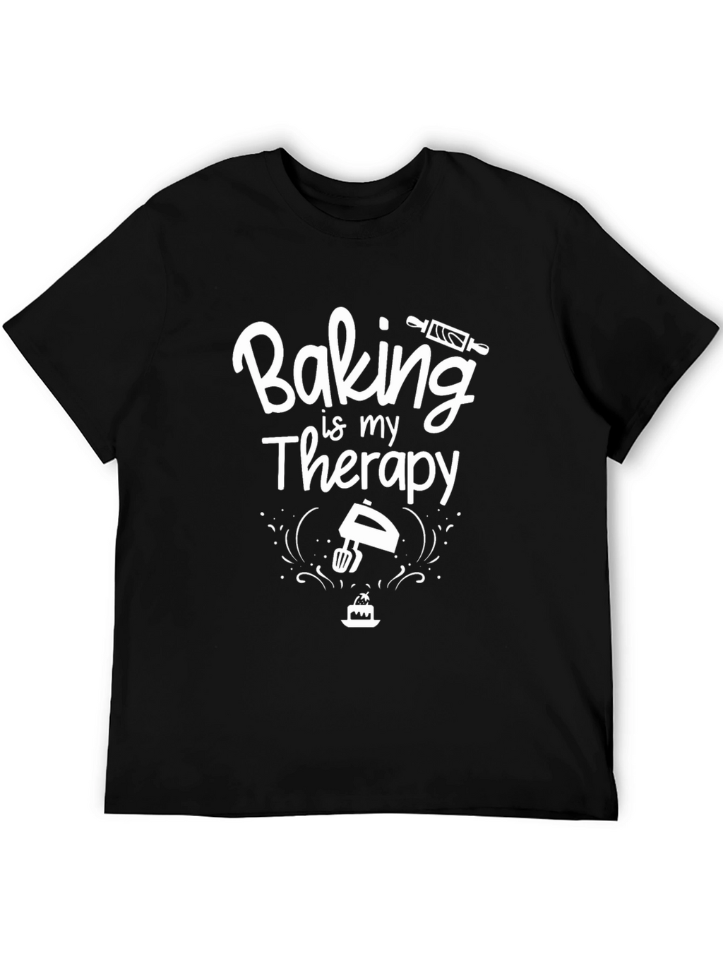 Baking is My Therapy Graphic T-Shirt