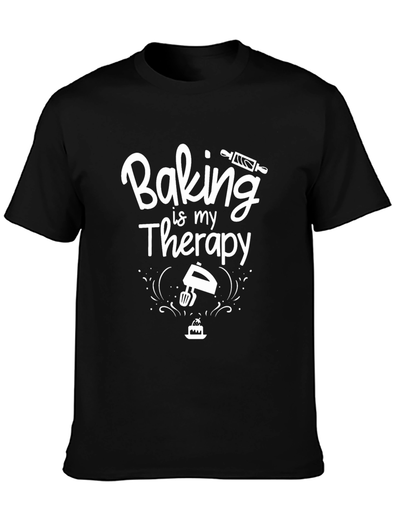 Baking is My Therapy Graphic T-Shirt