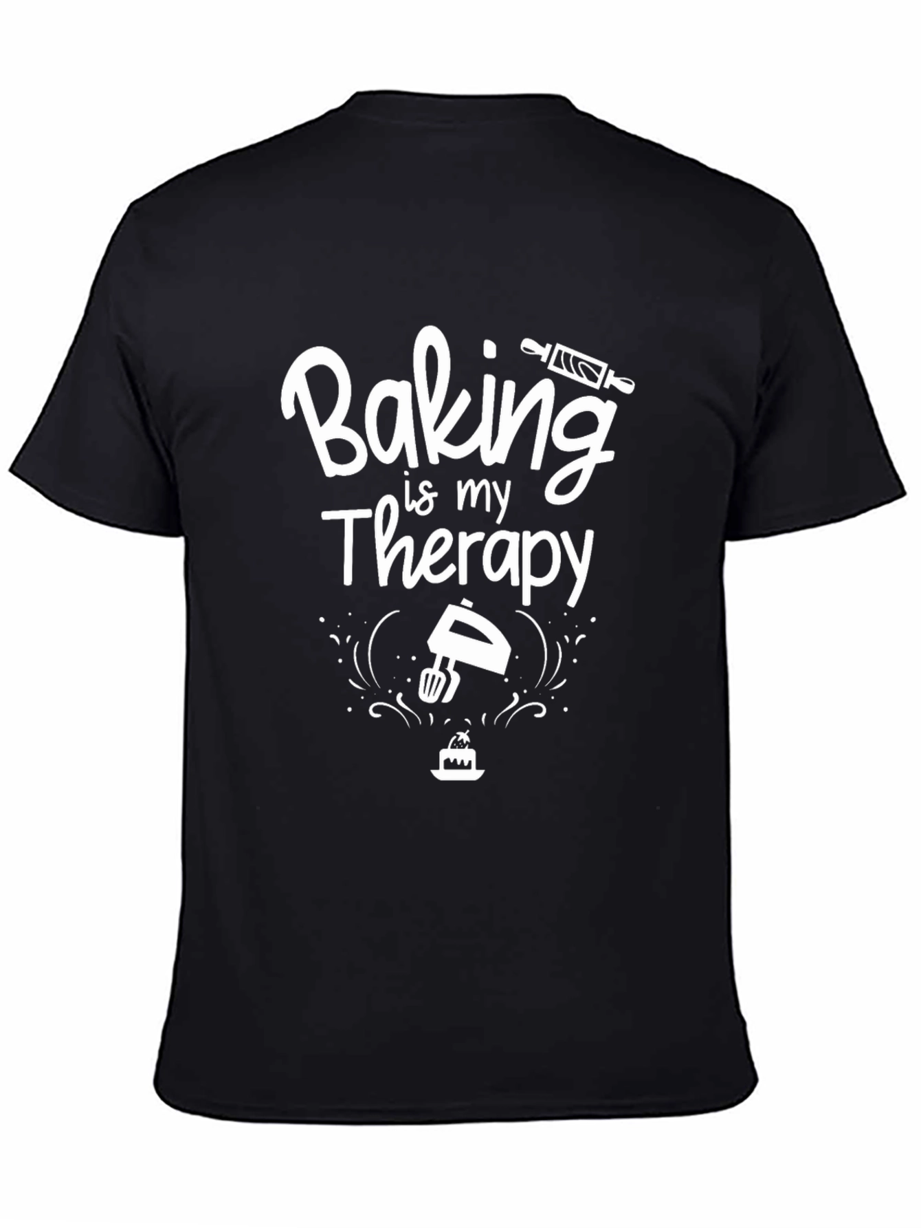 Baking is My Therapy Graphic T-Shirt