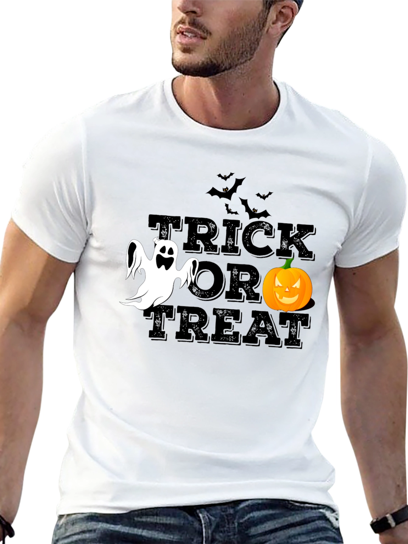 Halloween Trick or Treat Graphic Tee