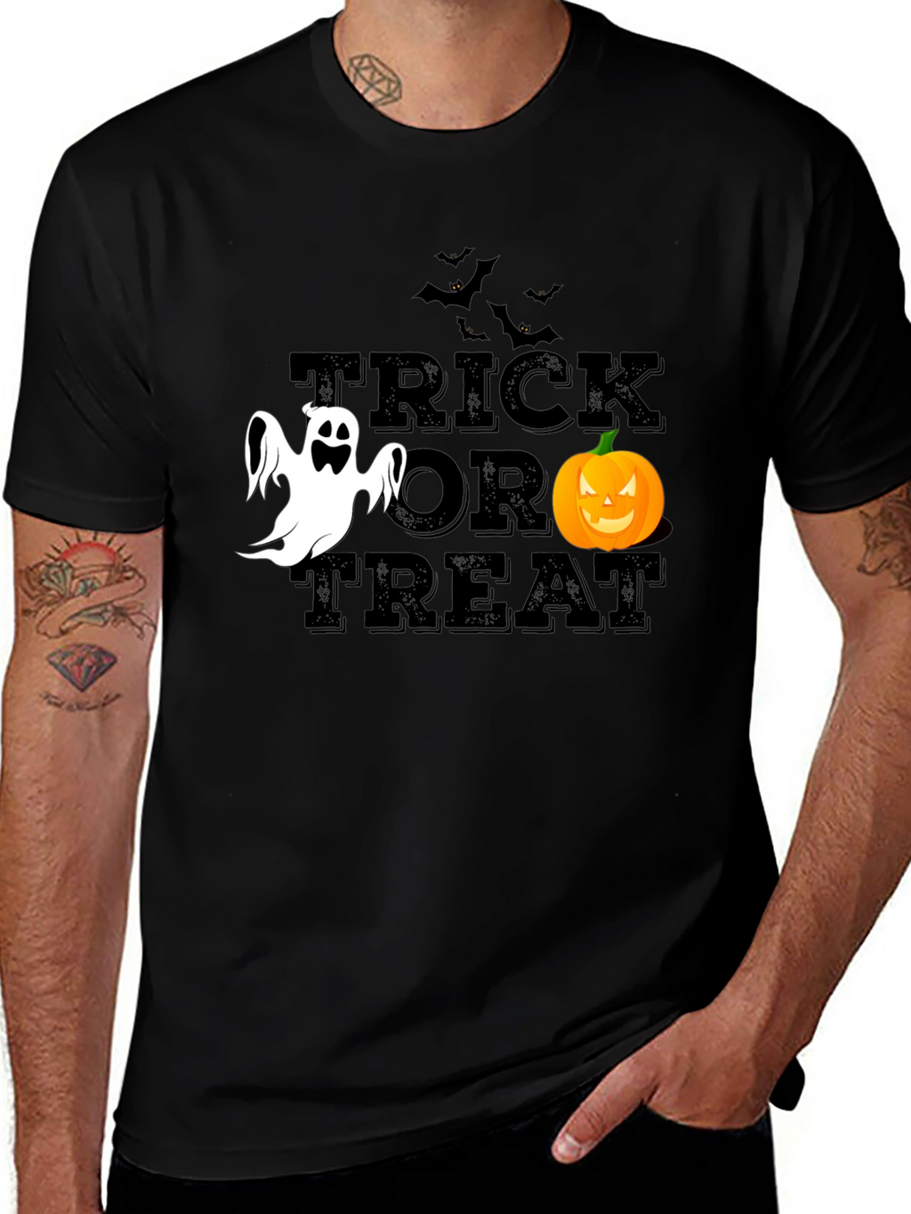 Halloween Trick or Treat Graphic Tee