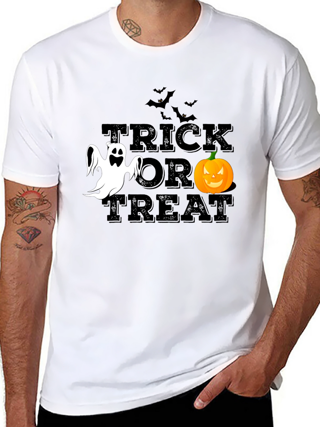Halloween Trick or Treat Graphic Tee
