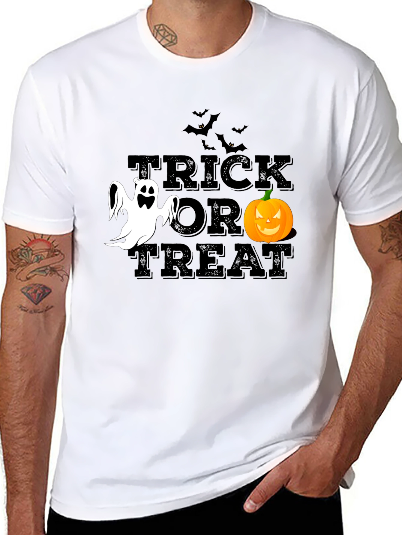 Halloween Trick or Treat Graphic Tee