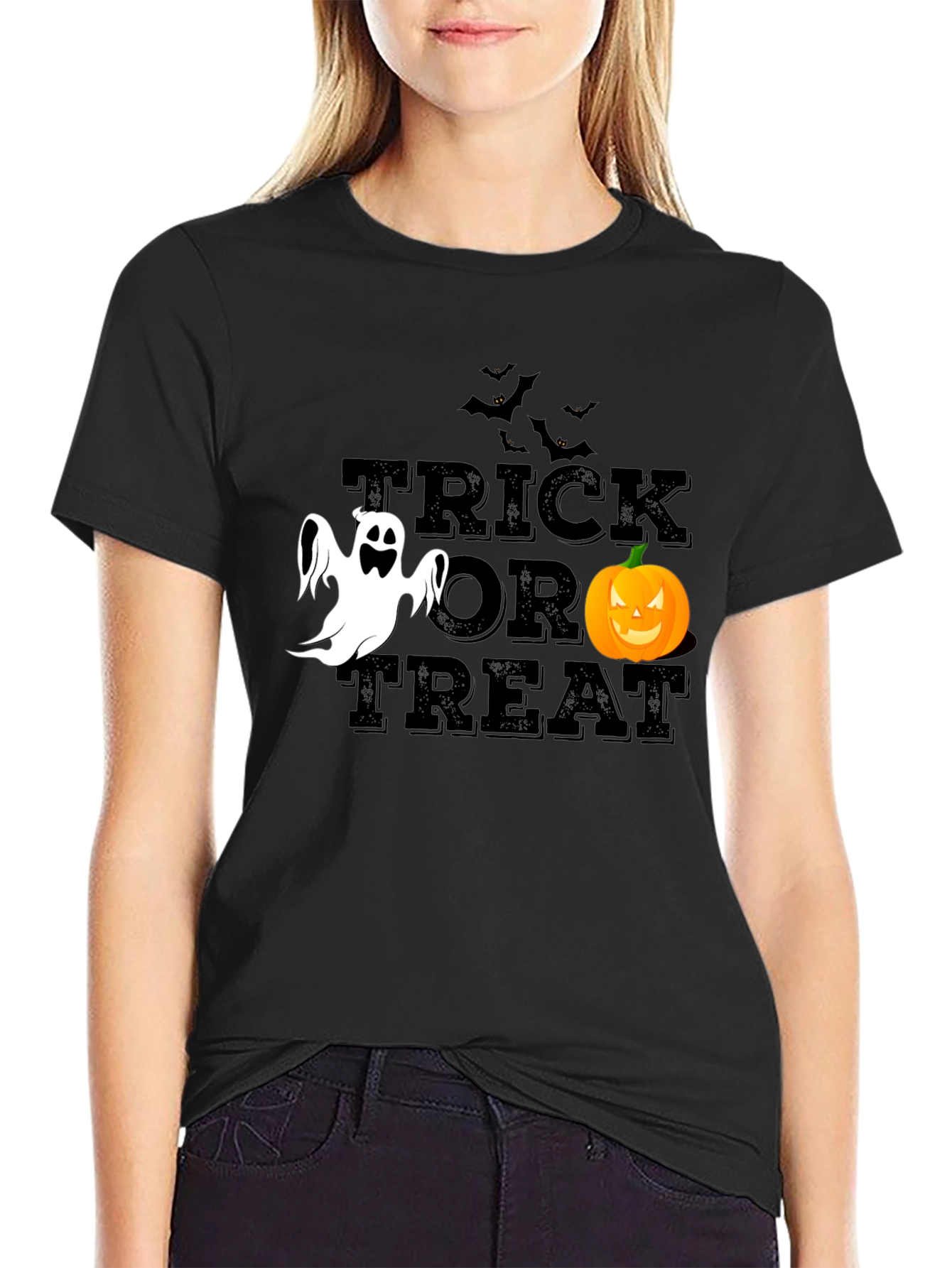 Halloween Trick or Treat Graphic Tee