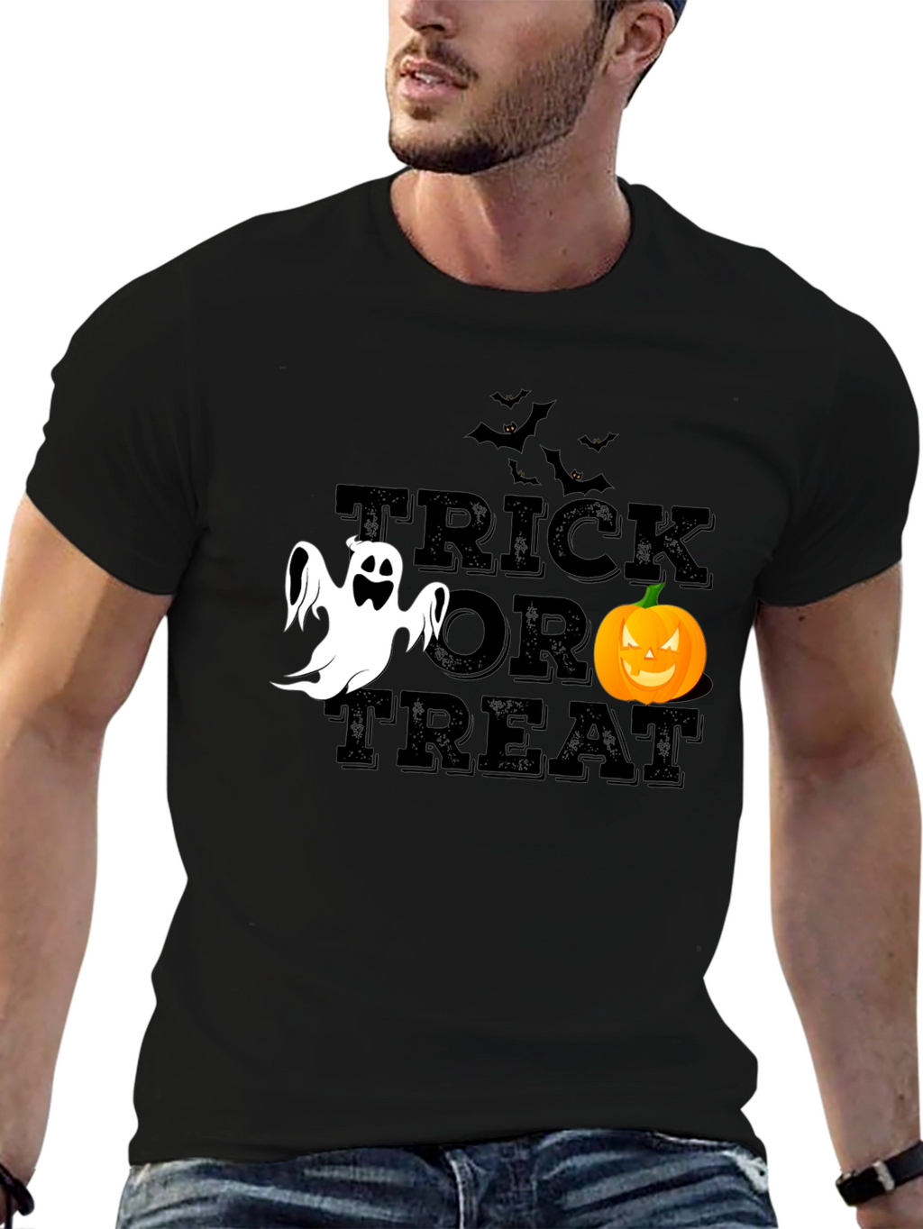 Halloween Trick or Treat Graphic Tee
