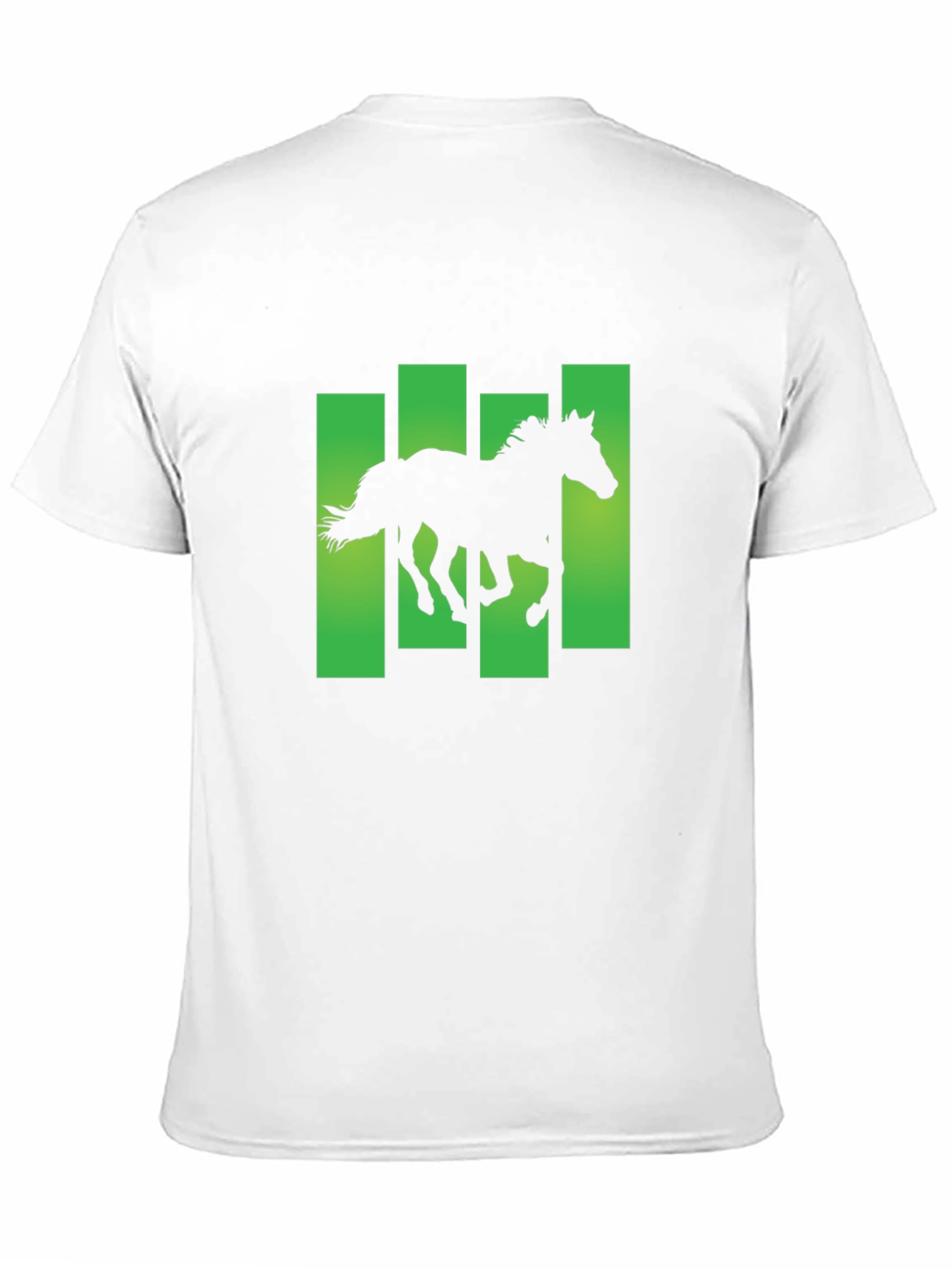 Horse Silhouette Graphic Print T-Shirt